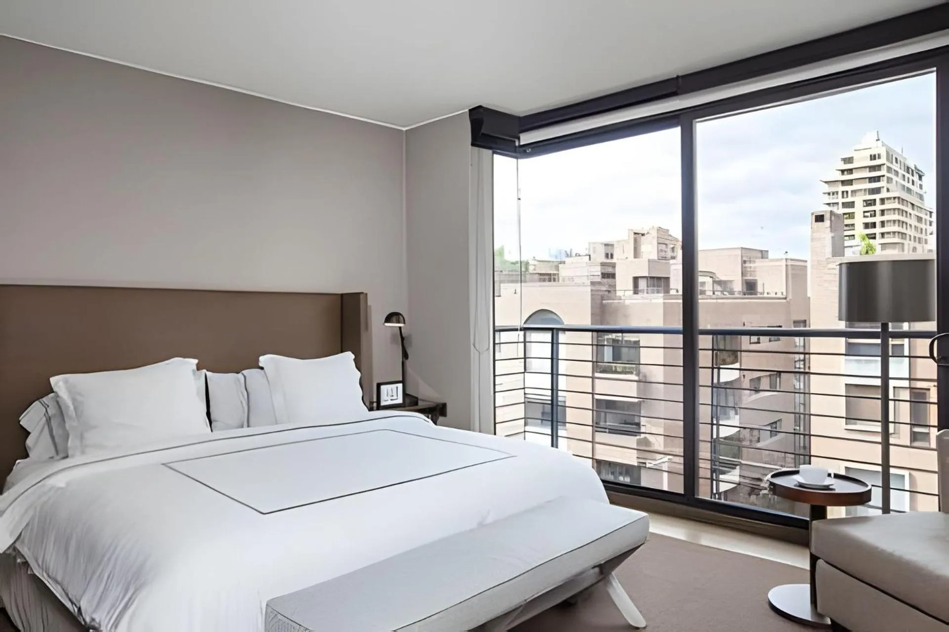 Bed in Attik Luxury Apts