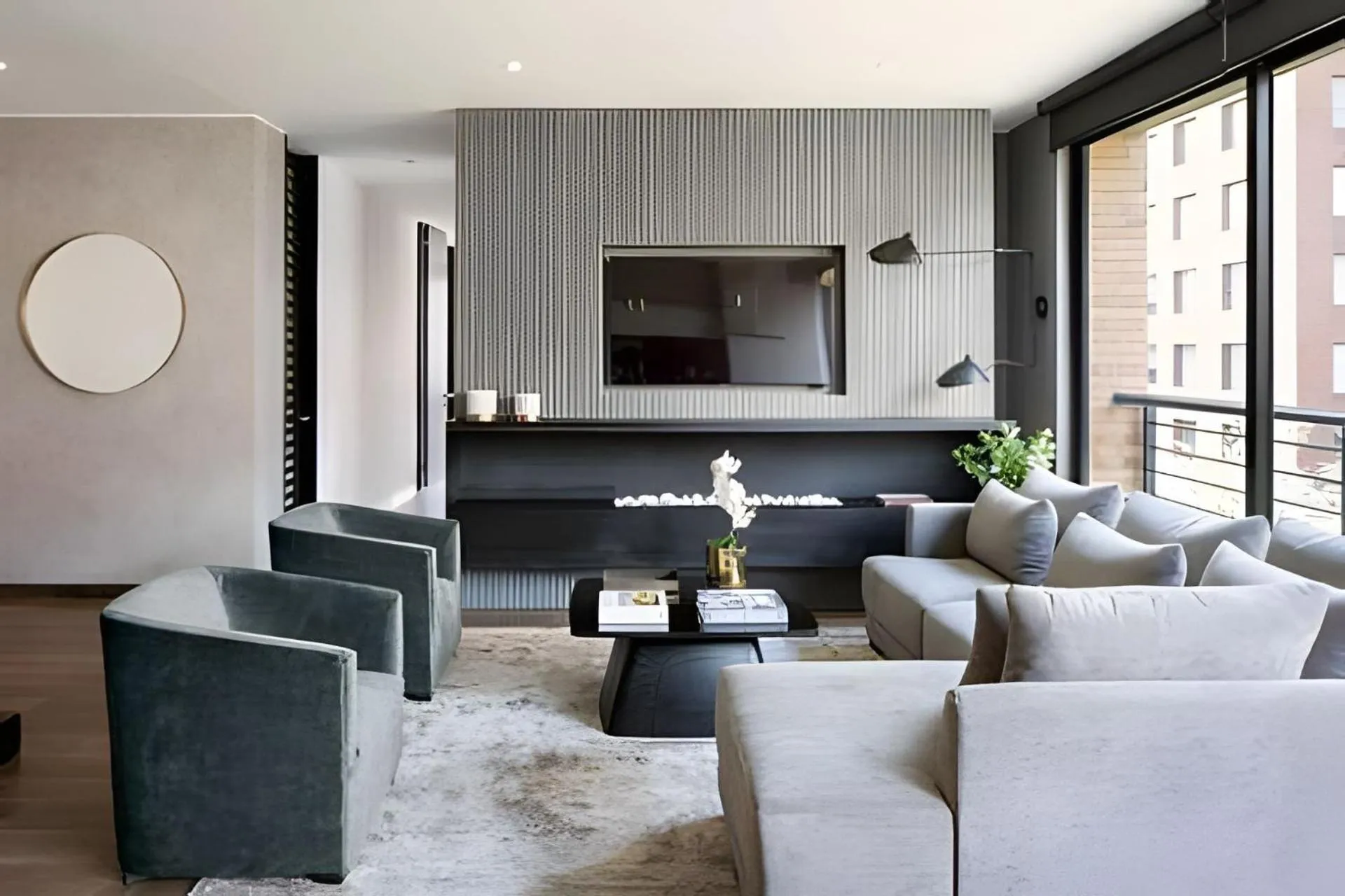 Living room in Attik Luxury Apts