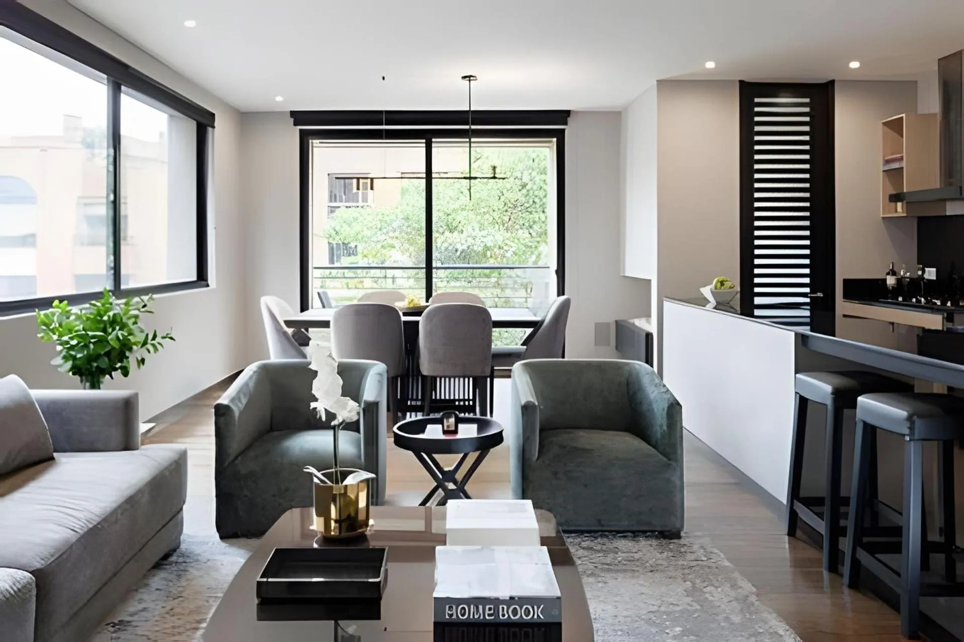 Living room in Attik Luxury Apts