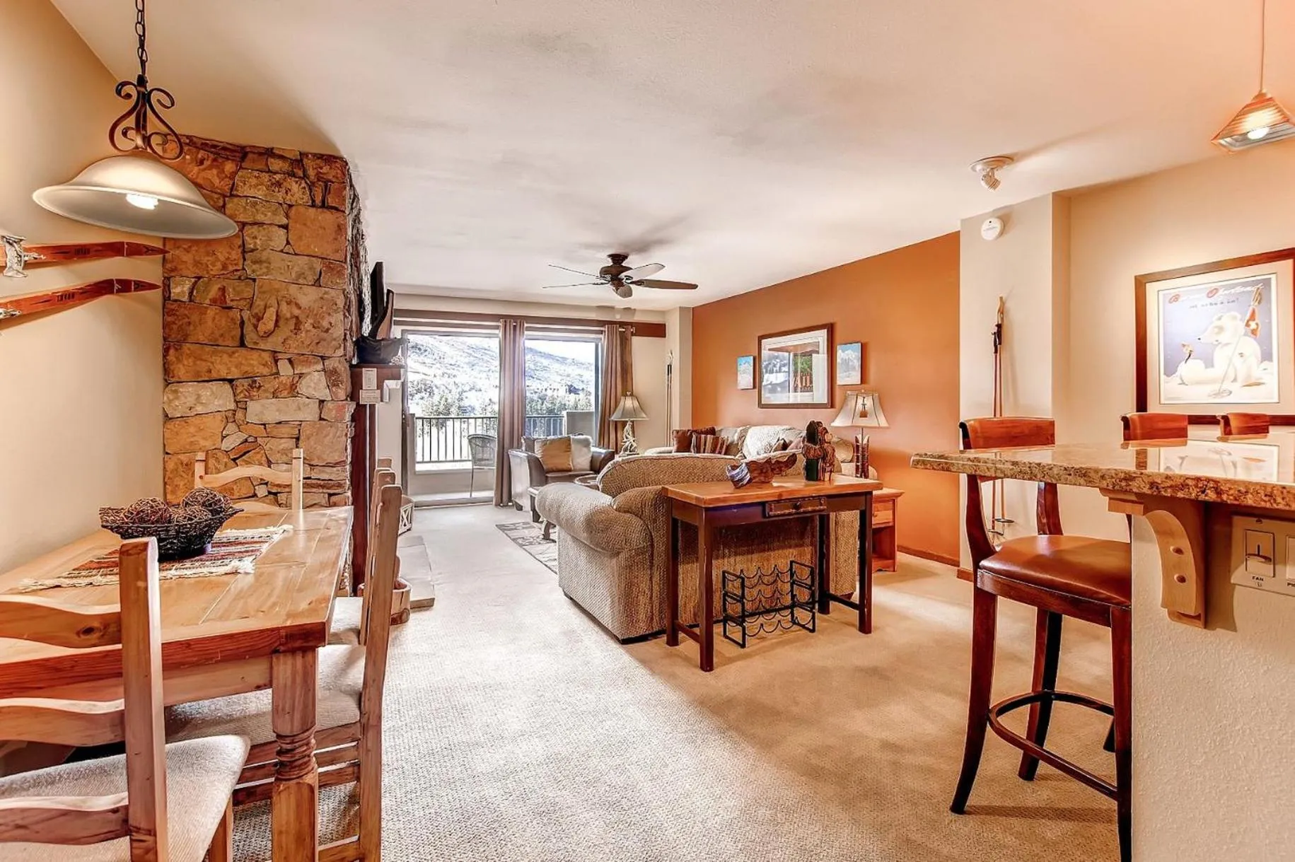 Living room in Seasons at Avon