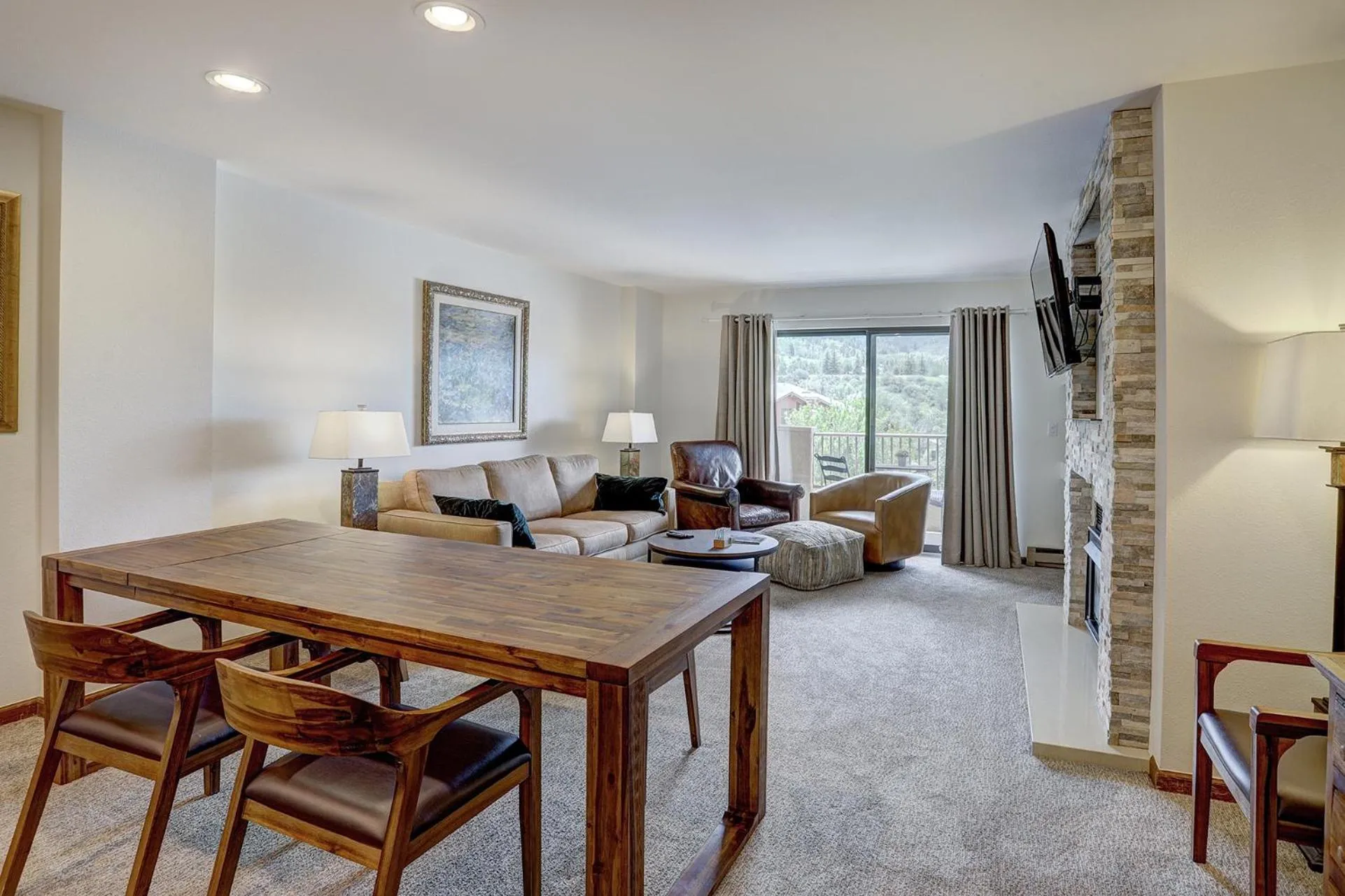 Living room in Seasons at Avon