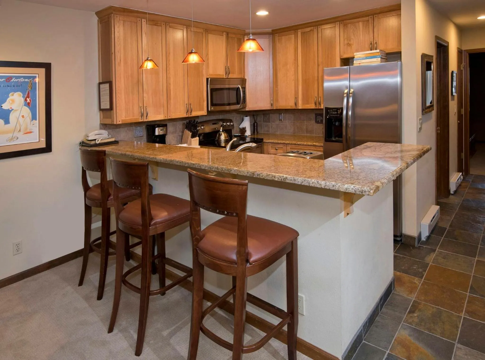 Communal kitchen in Seasons at Avon, A Vail Resorts Property