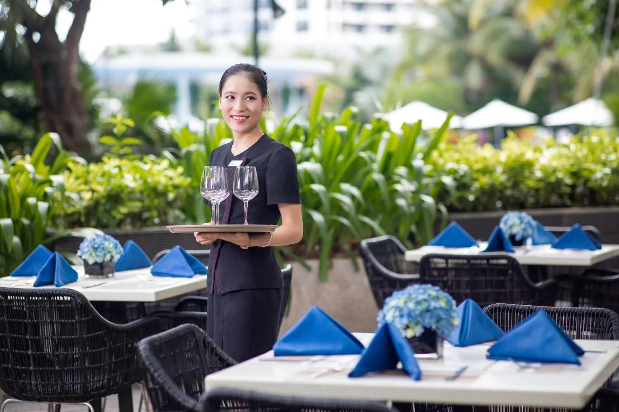 Staff in Wyndham Sanya Bay