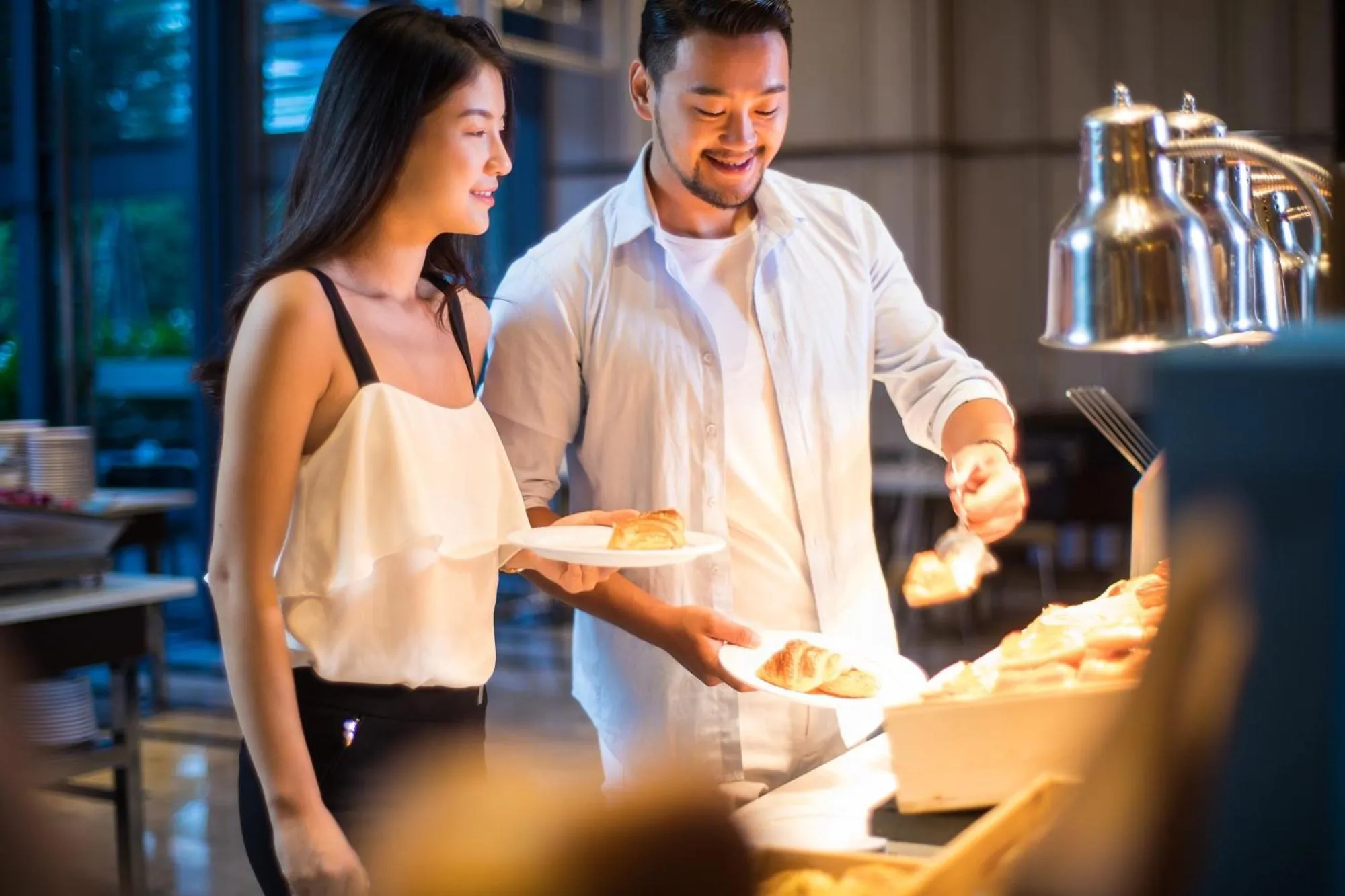 Continental breakfast in Wyndham Sanya Bay