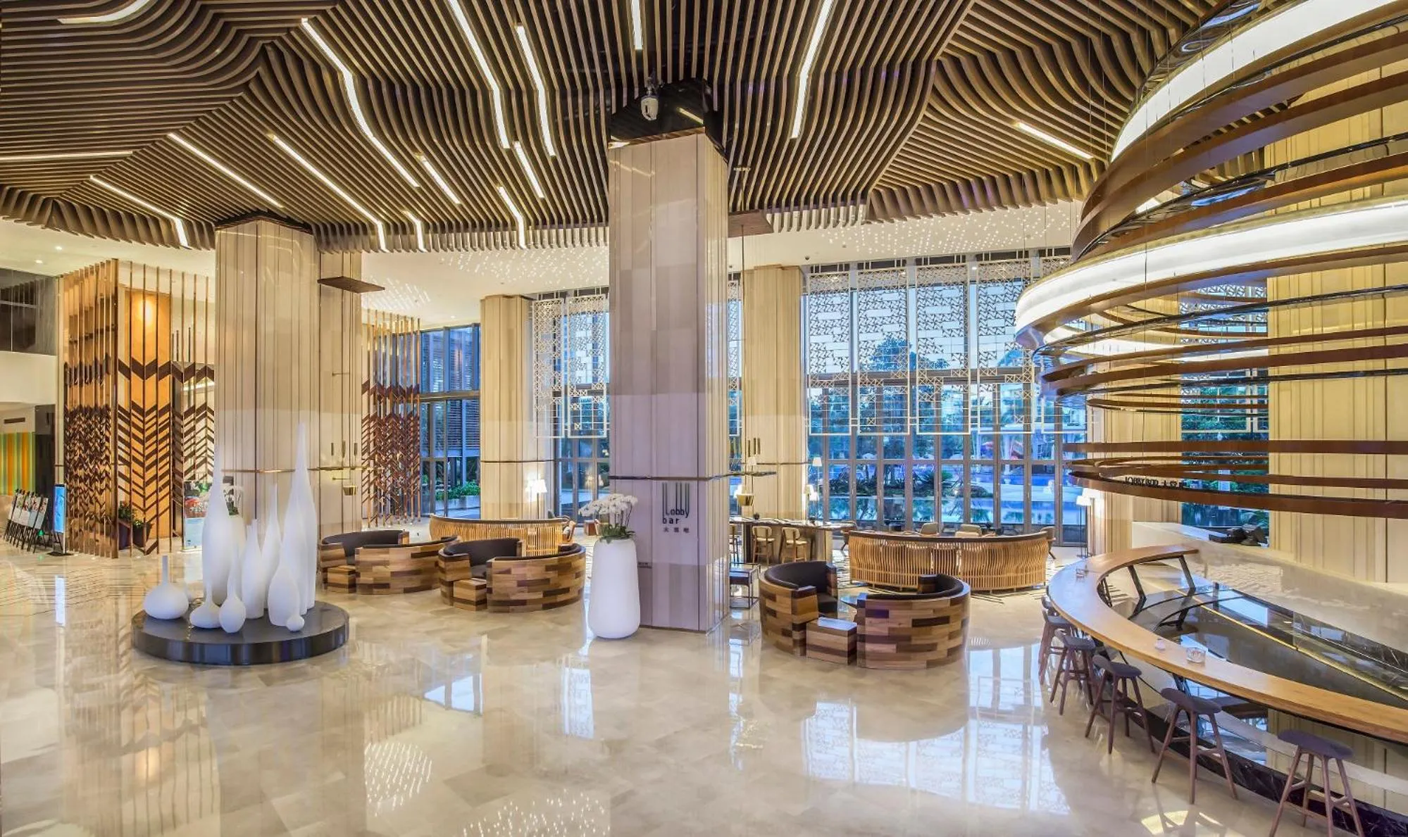 Lobby or reception in Wyndham Sanya Bay