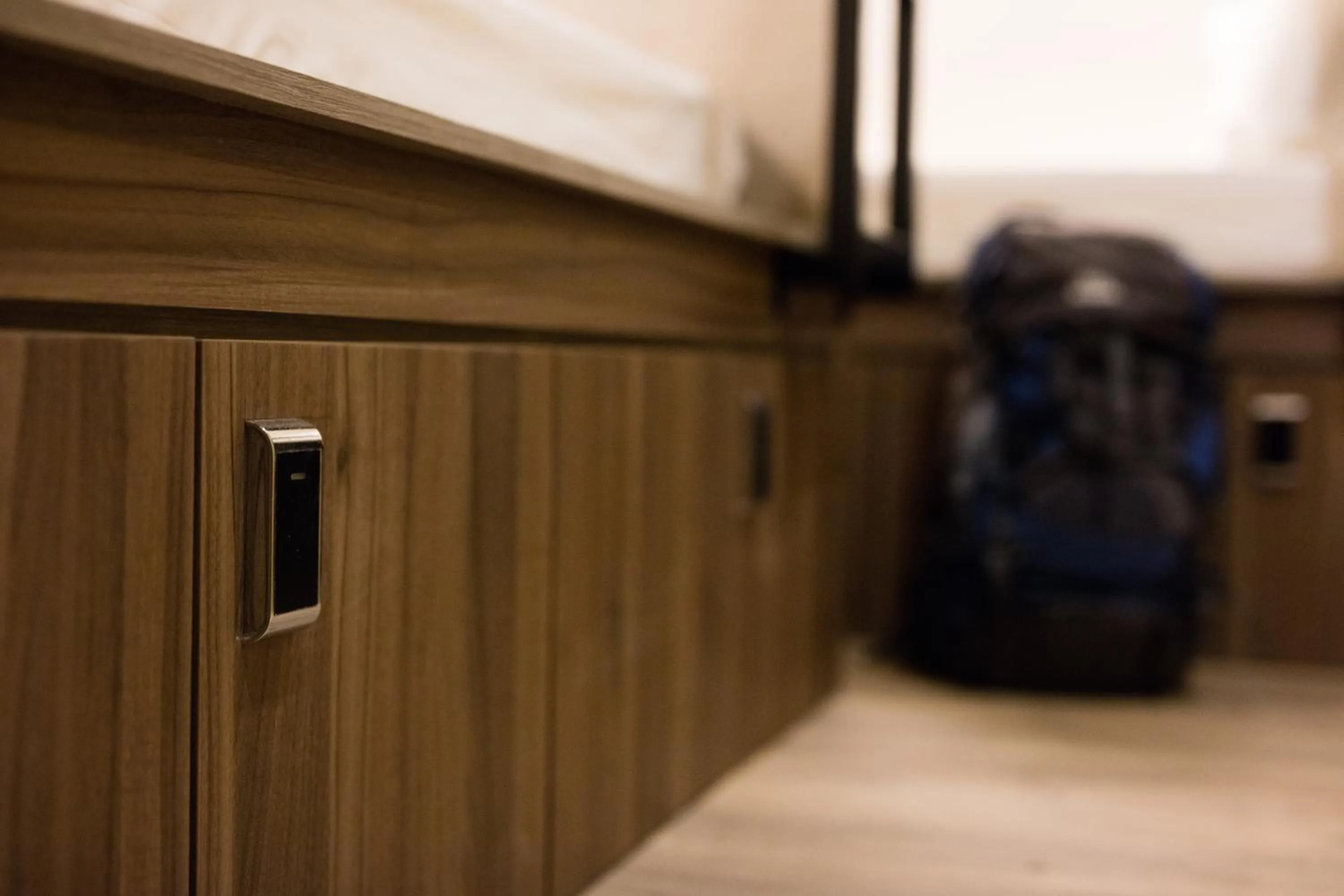 Decorative detail in BEAT. Capsule Hostel @ Boat Quay