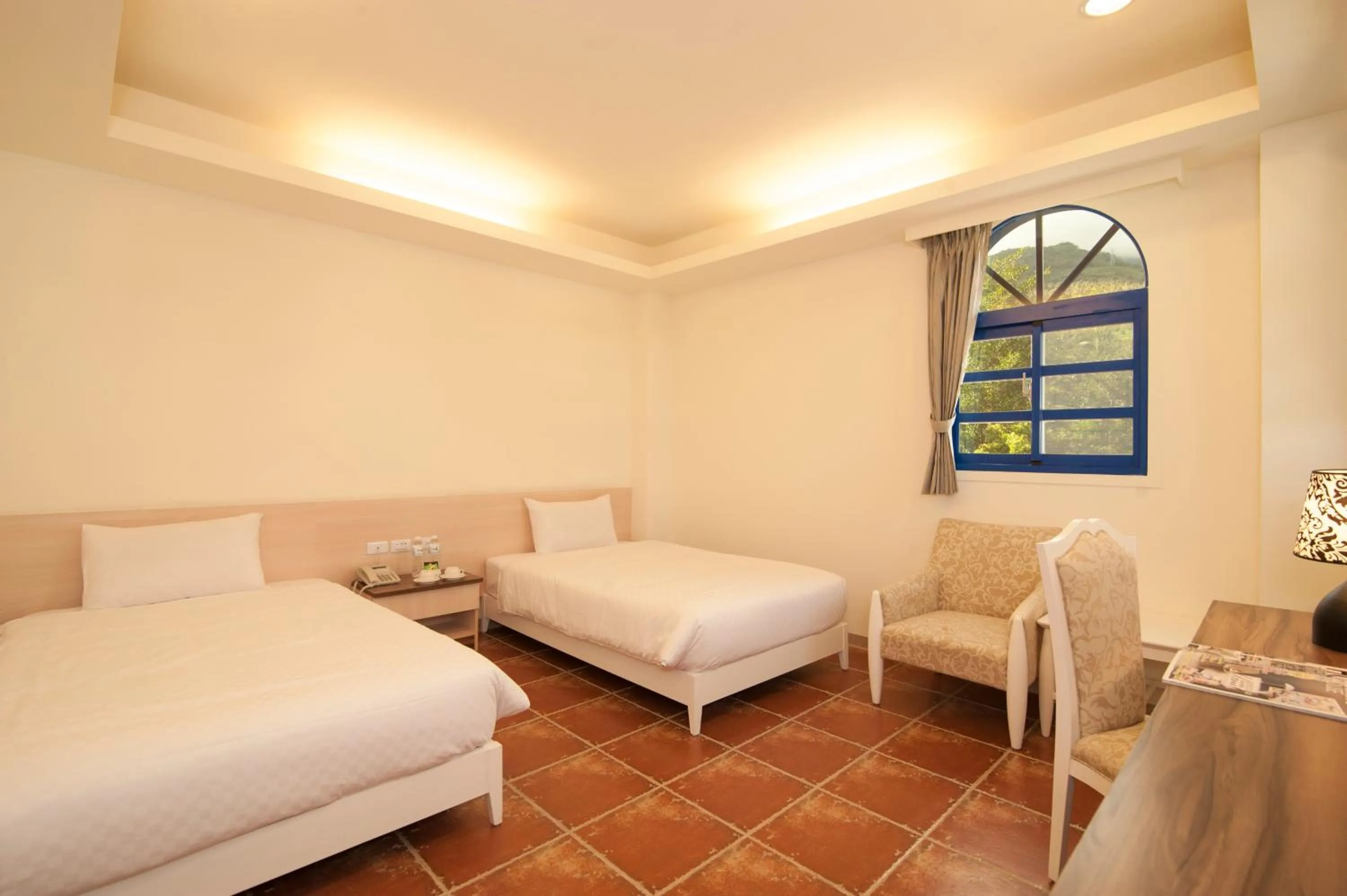 Bedroom, Bed in The Forget Worry Villa