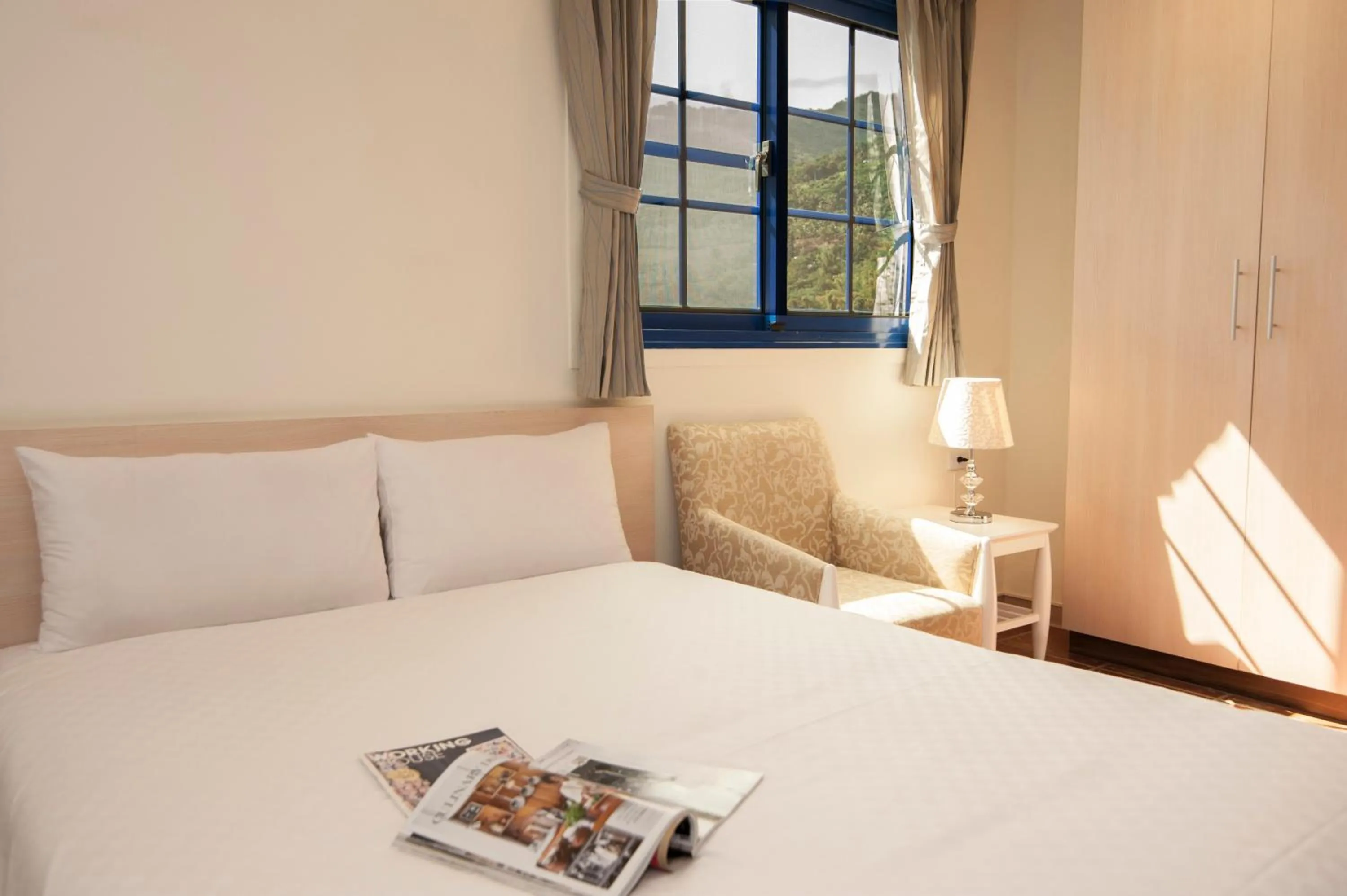 Bedroom, Bed in The Forget Worry Villa