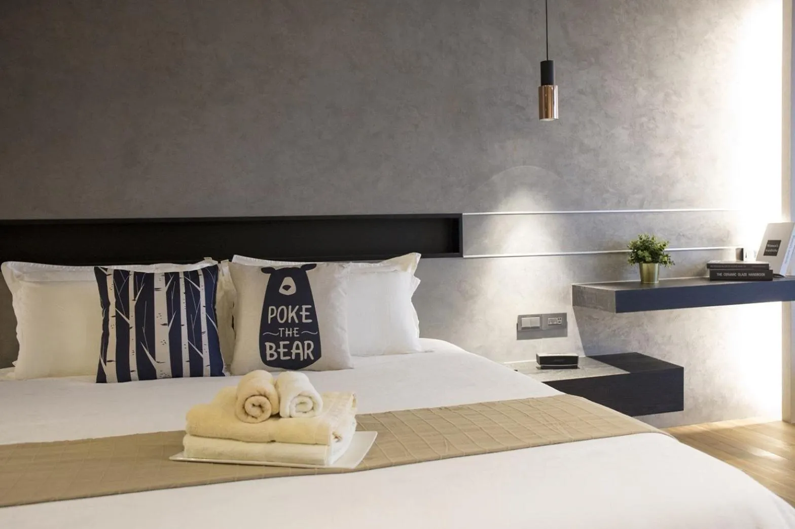 Bed in Something Easy Inn