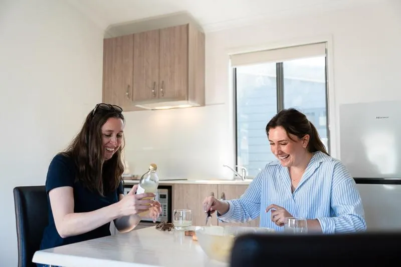 People in Adelaide Caravan Park - Aspen Holiday Parks