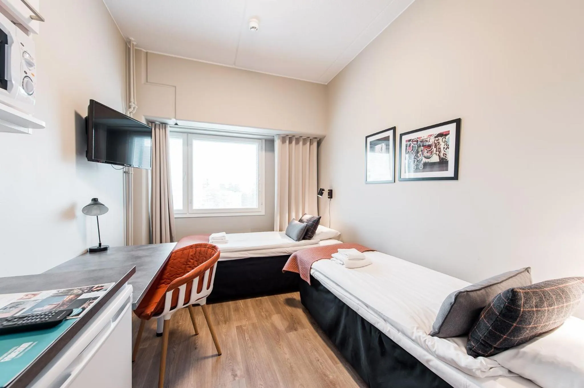 Photo of the whole room, Bed in Forenom Aparthotel Espoo Leppävaara