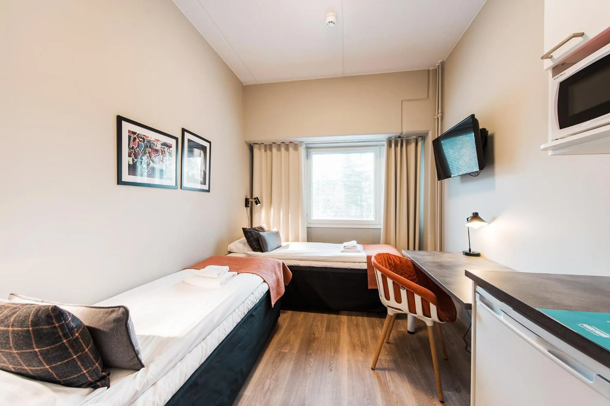 Photo of the whole room, Bed in Forenom Aparthotel Espoo Leppävaara