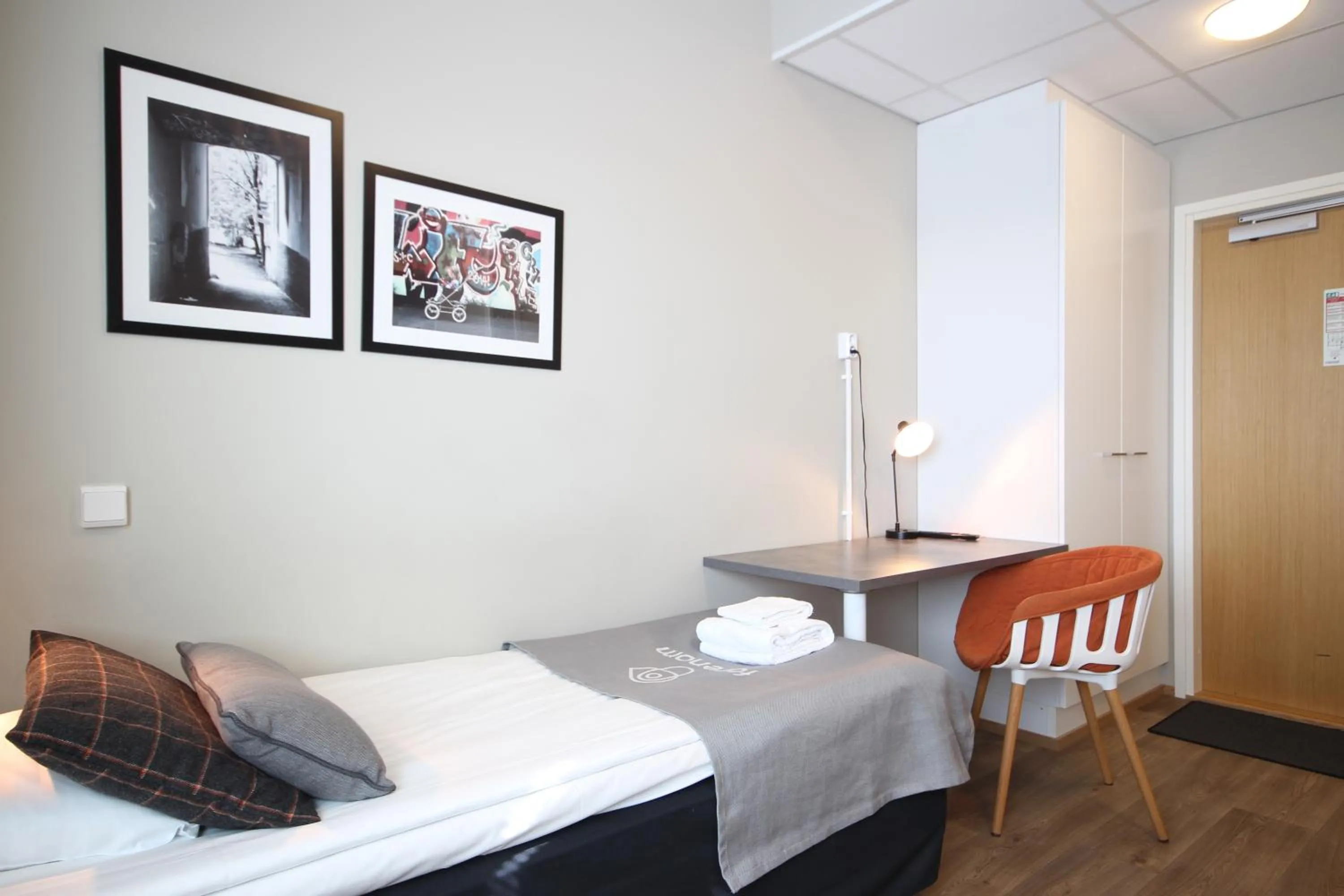 Bedroom, Bed in Forenom Aparthotel Espoo Leppävaara