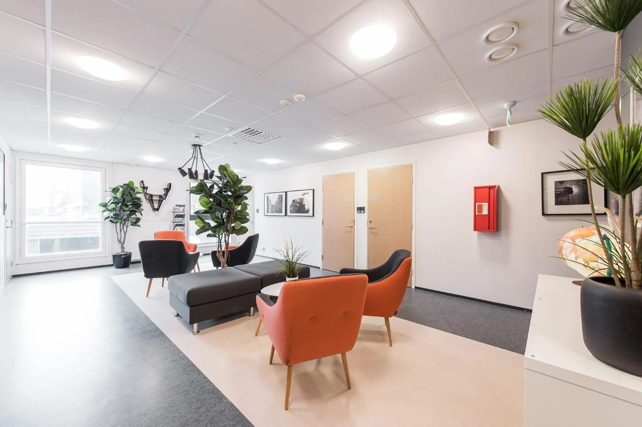 Lobby or reception in Forenom Aparthotel Espoo Leppävaara