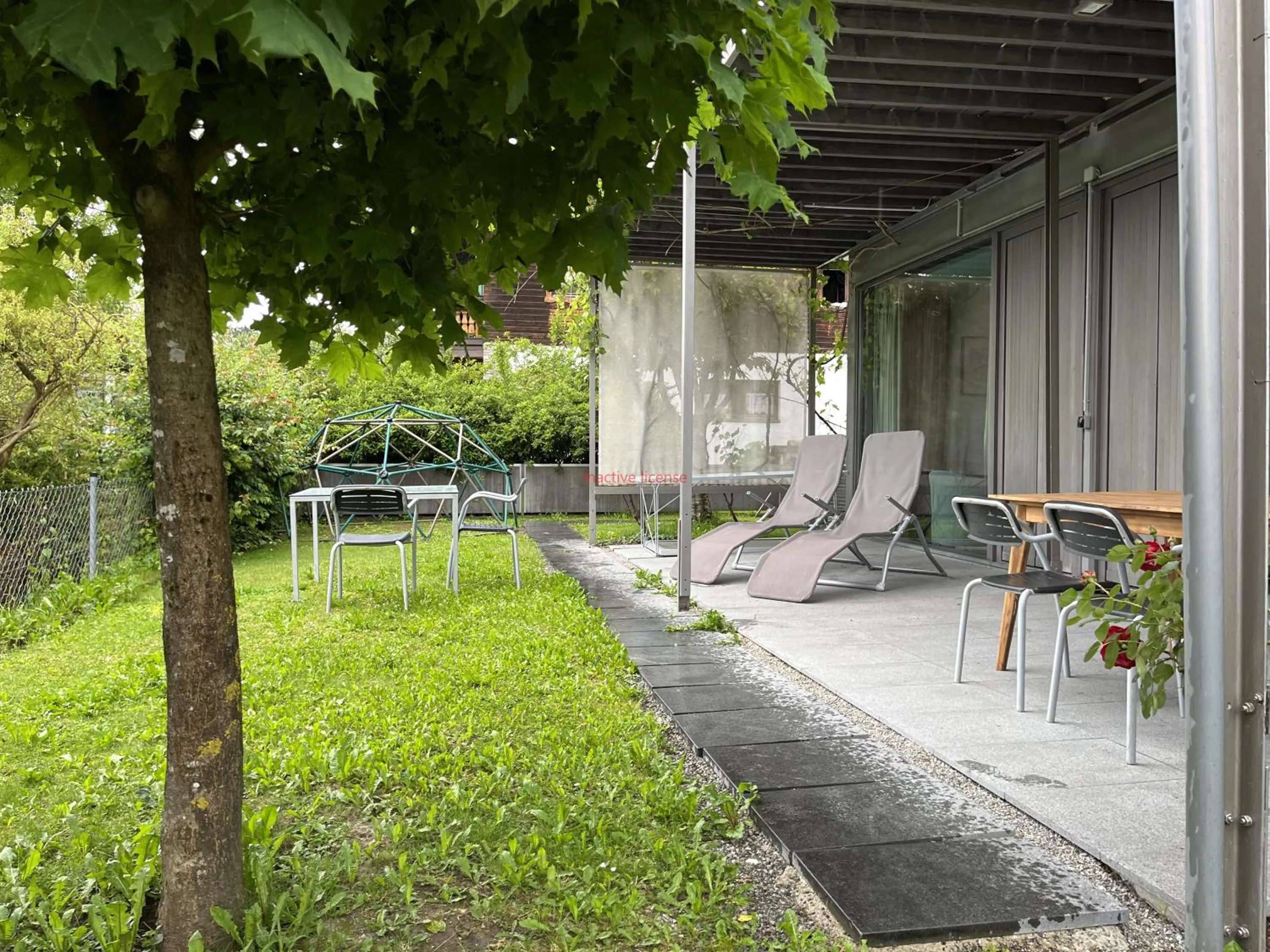 Garden in Holidayhome Elza