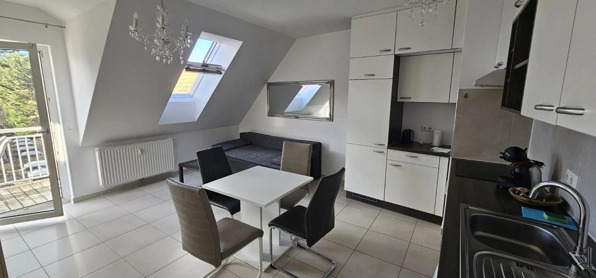 Kitchen or kitchenette in Vienna Airport Residences
