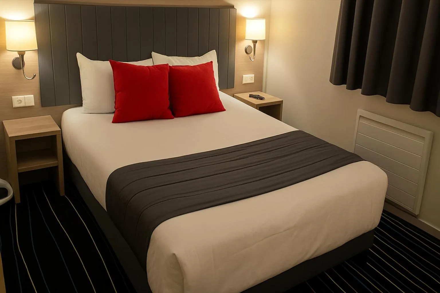 Bed in The Originals City, Marne-la-Vallée Est, Meaux ,GLASSY HOTEL