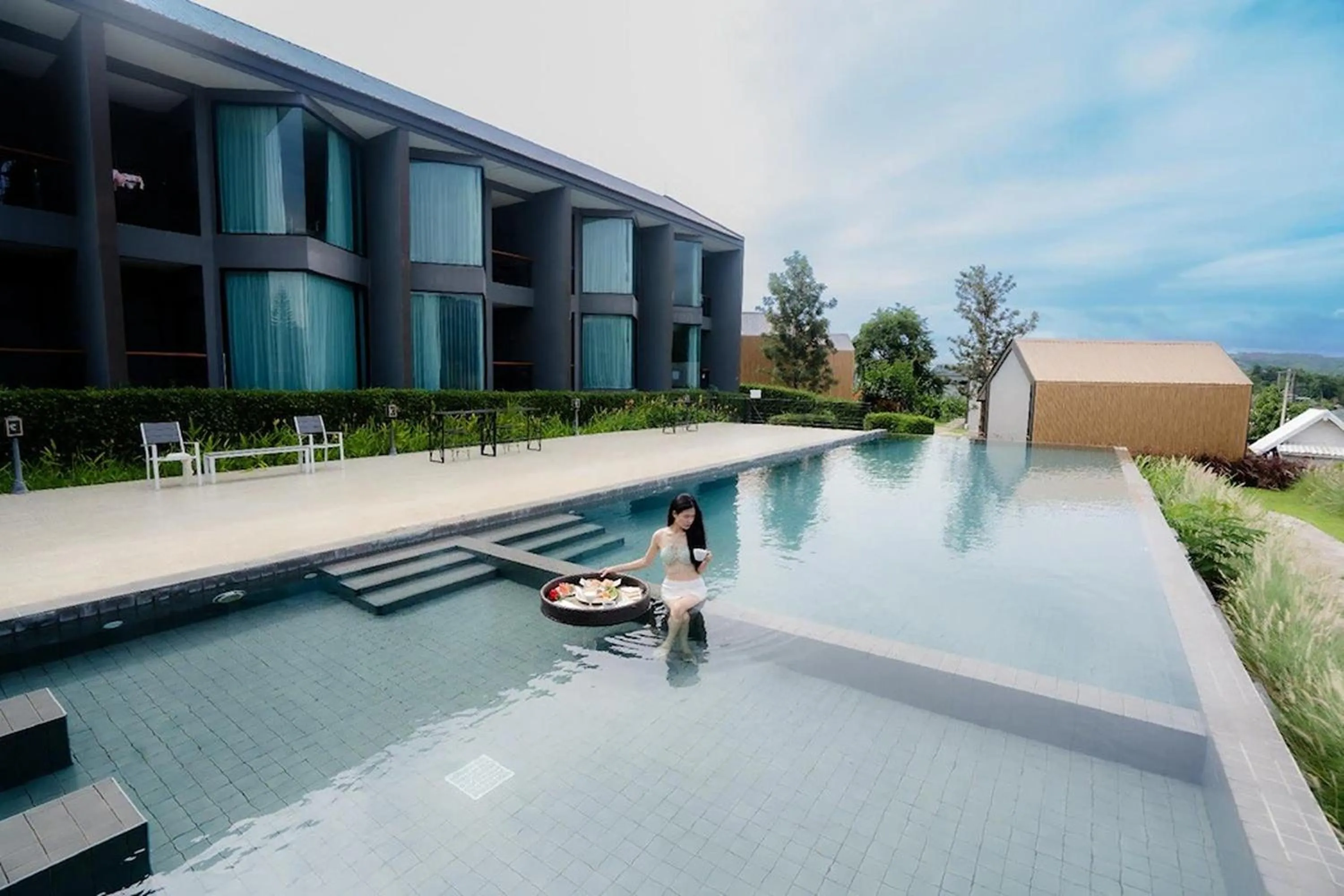 Swimming pool in The Posh Khao Kho