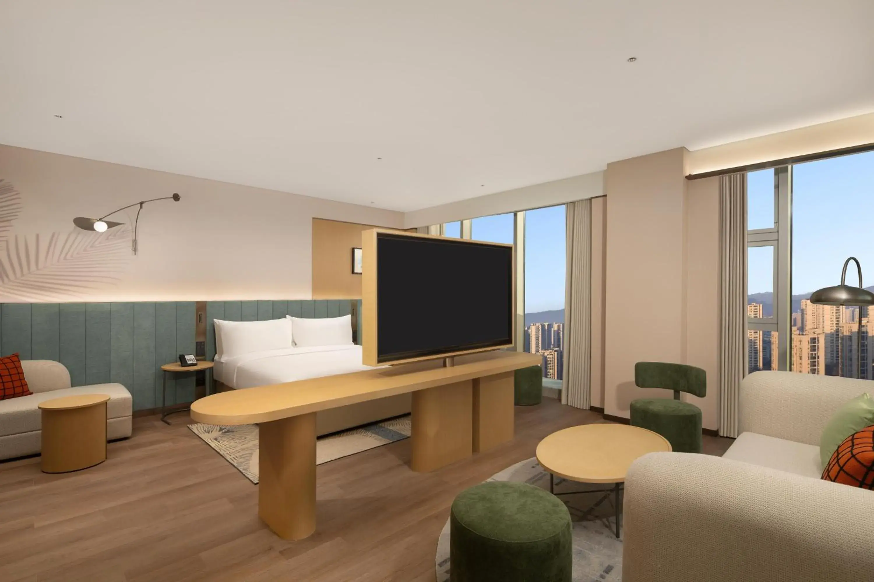 King Premium Room with Bathtub in Hilton Garden Inn Hangzhou Fuyang Fuchun King Premium Room with Bathtub in Hilton Garden Inn Hangzhou Fuyang Fuchun