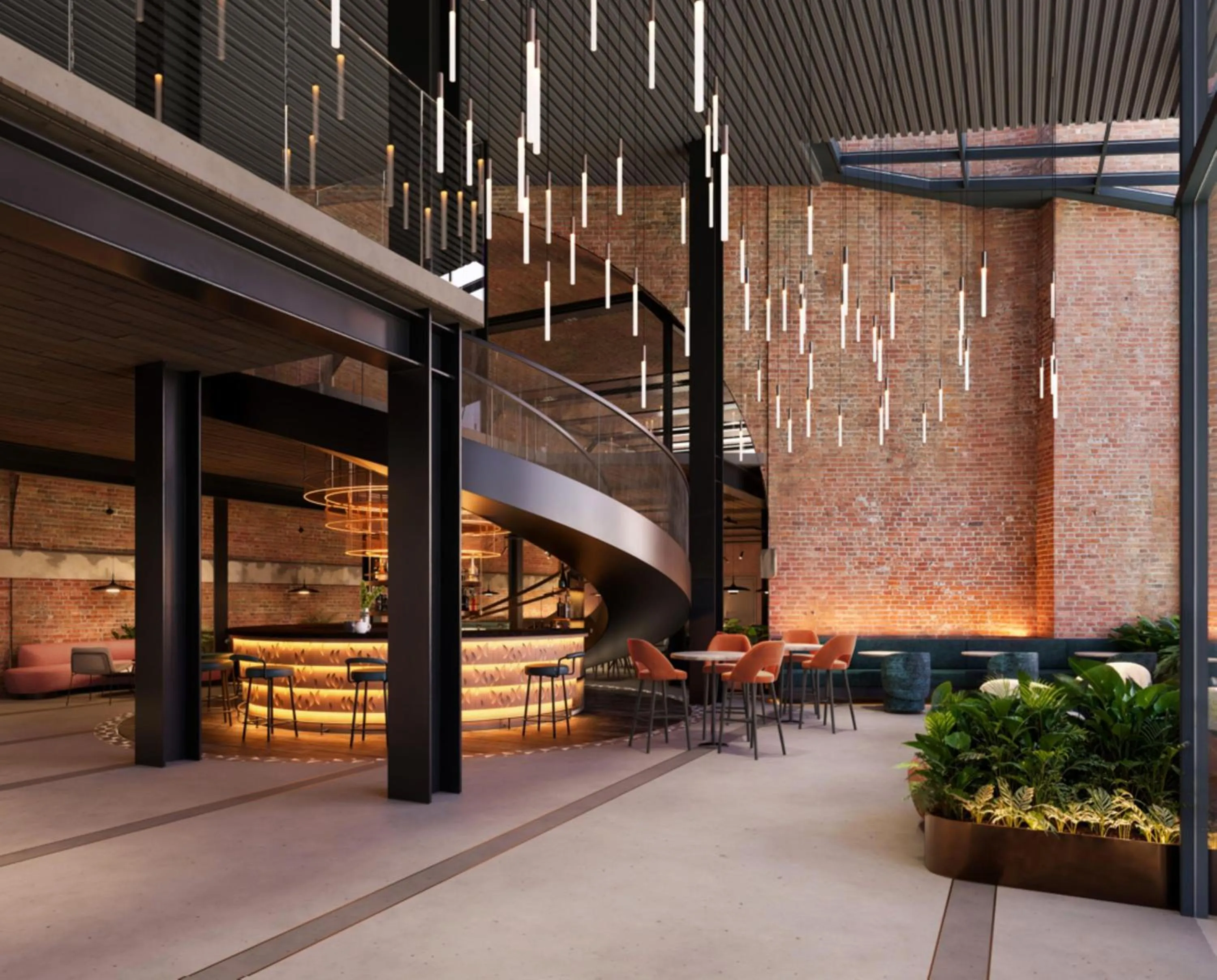 Lounge or bar in Hampton By Hilton Manchester City Centre