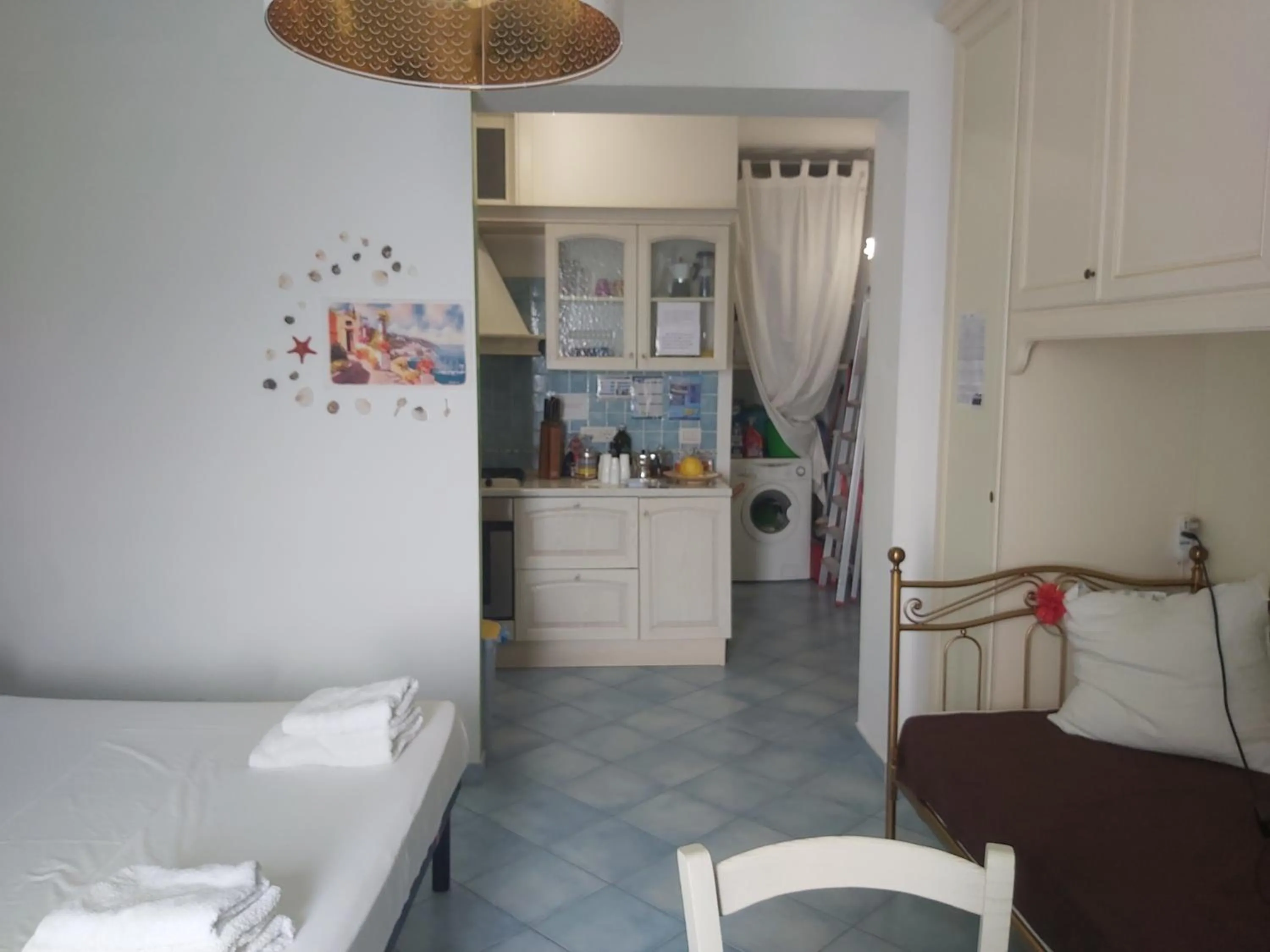 Kitchen or kitchenette, Bed in Residenza Gennaro