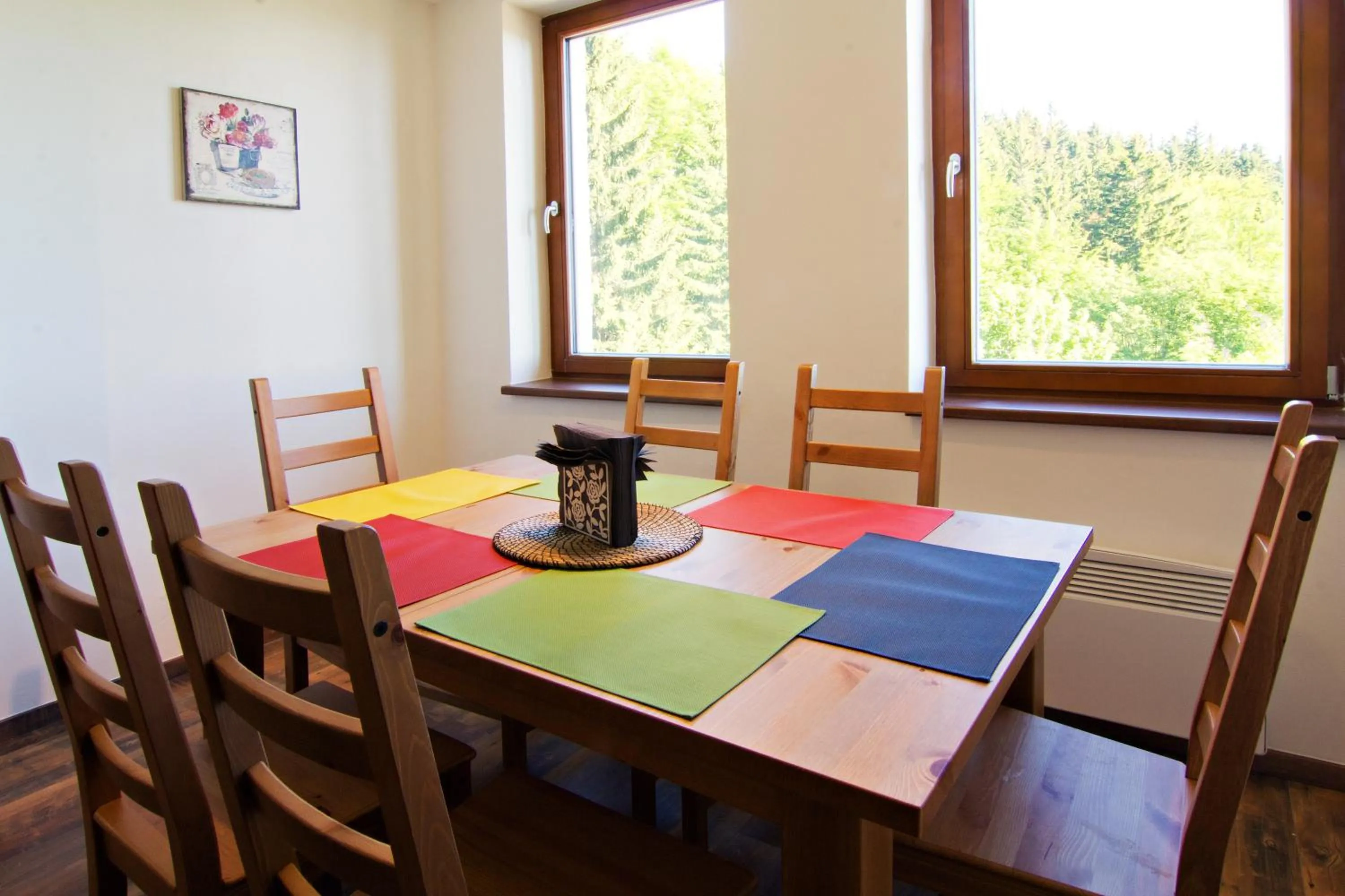 Dining area in Apartmány Chata Švadlenka