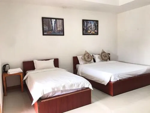 Bed in Vang Vieng Romantic Resort
