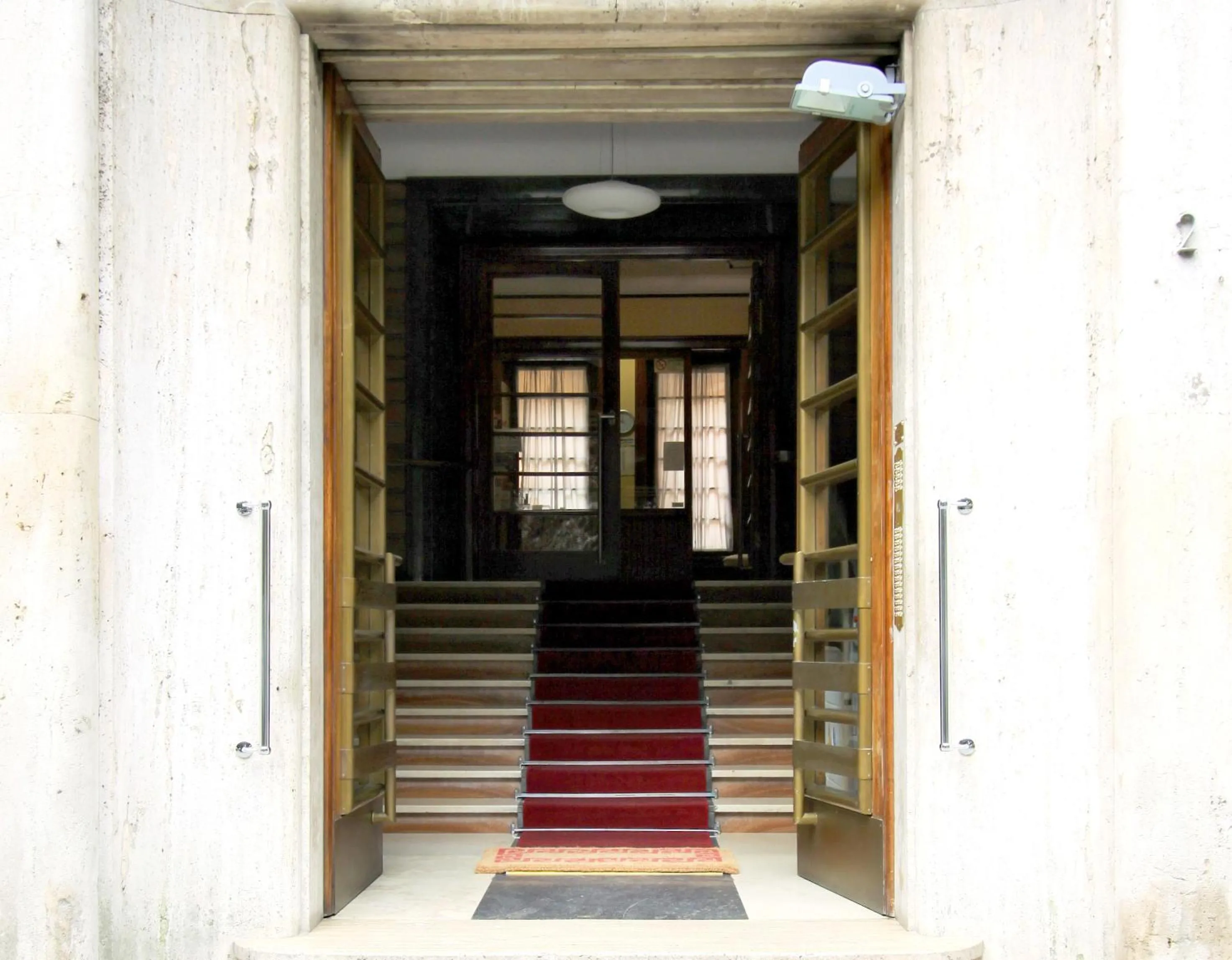 Facade/entrance in Athena Guest House