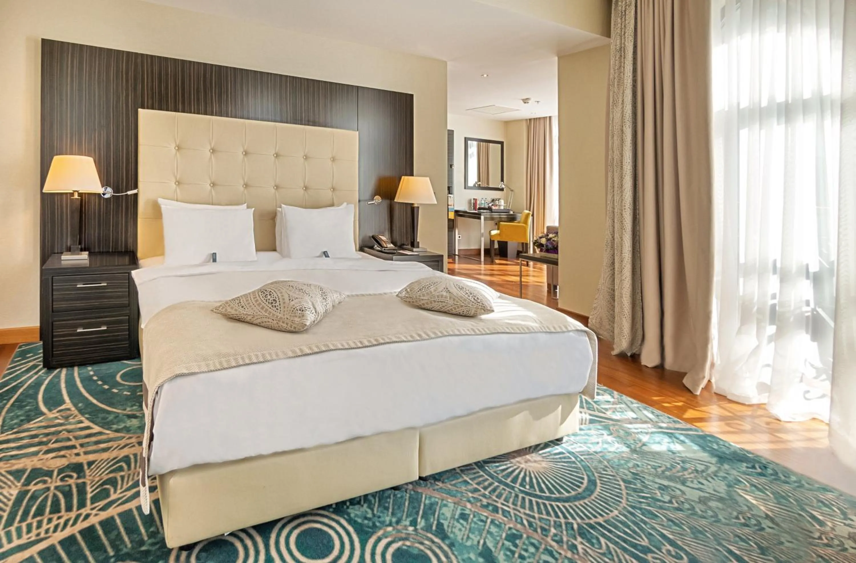 Photo of the whole room, Bed in Crowne Plaza - Borjomi by IHG