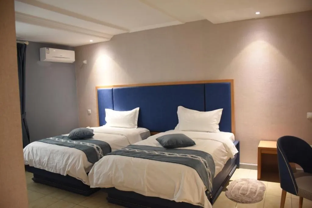 Bed in Hotel Royal Palace