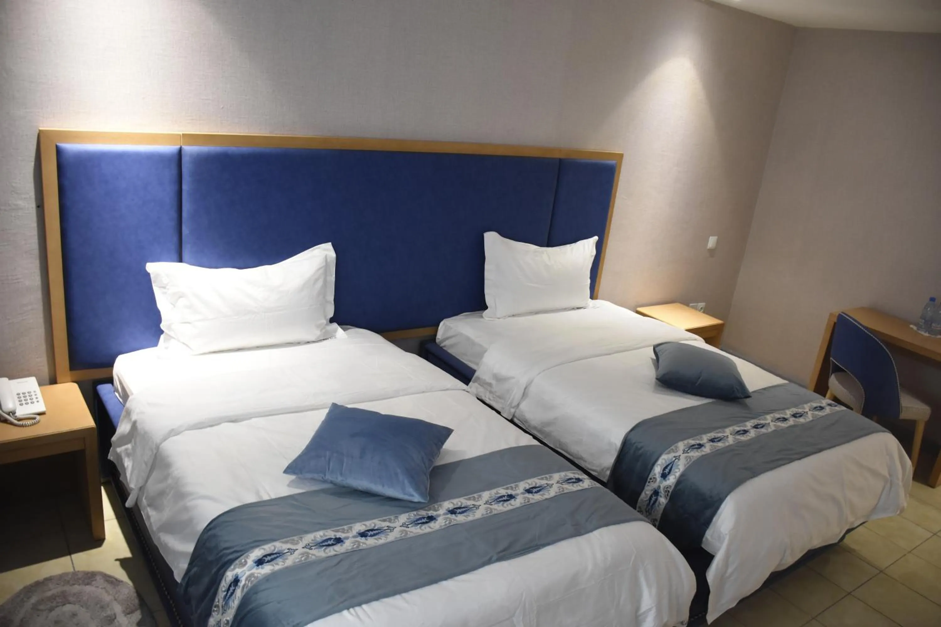 Bed in Hotel Royal Palace