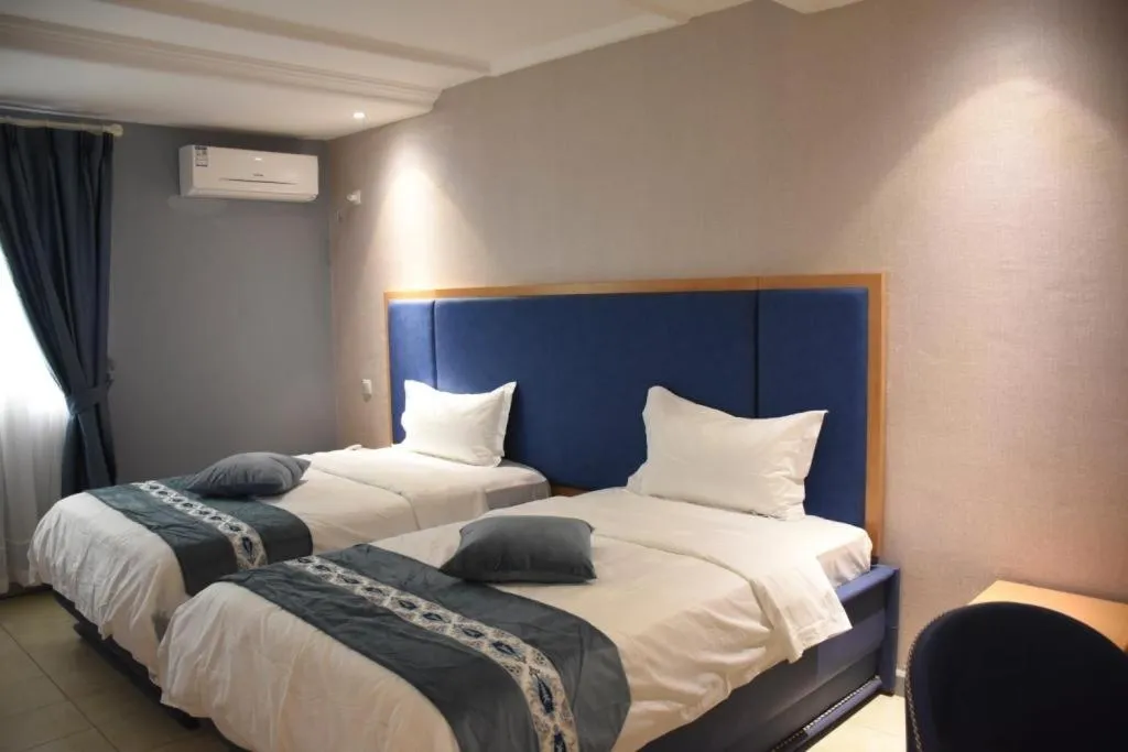 Bed in Hotel Royal Palace