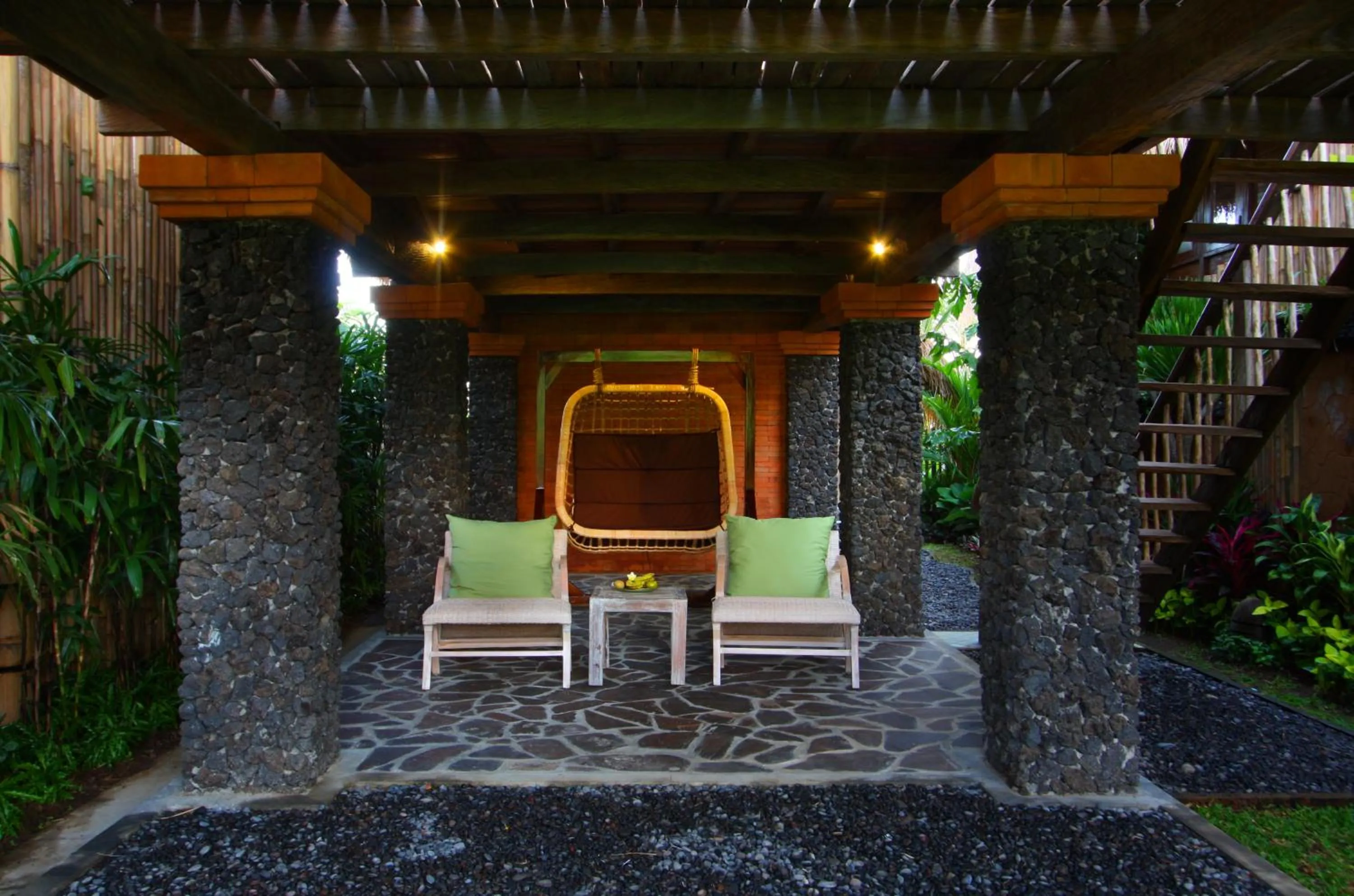 Patio in De Klumpu Bali Eco Tradi Stay
