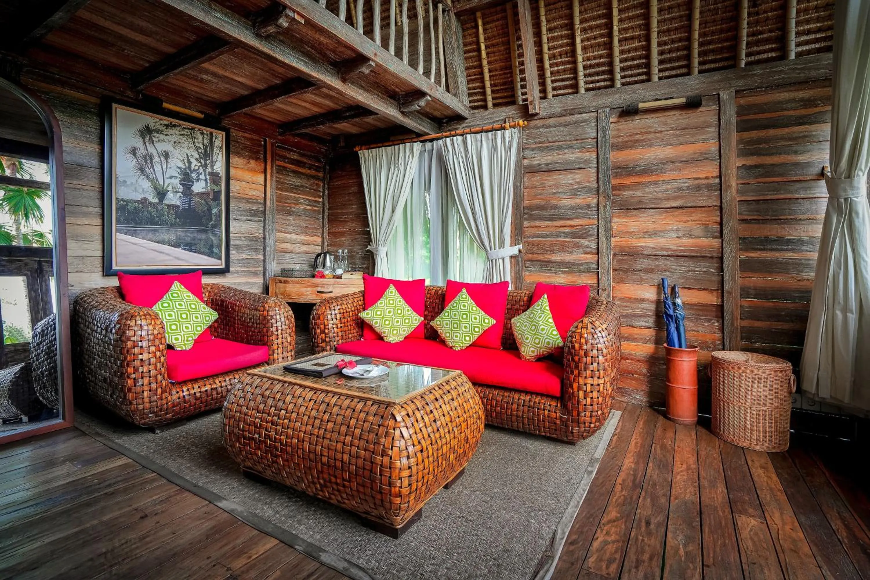 Living room in De Klumpu Bali Eco Tradi Stay