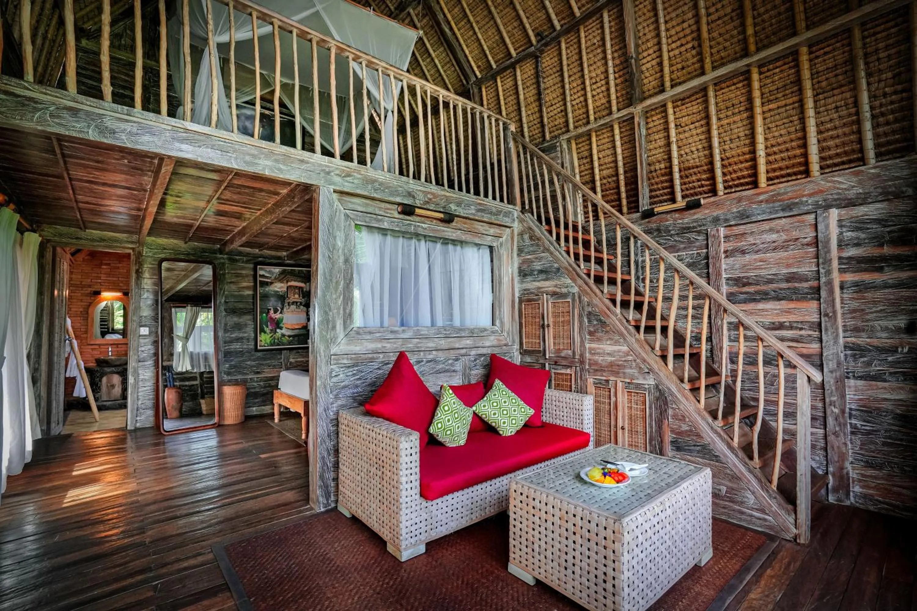Living room in De Klumpu Bali Eco Tradi Stay