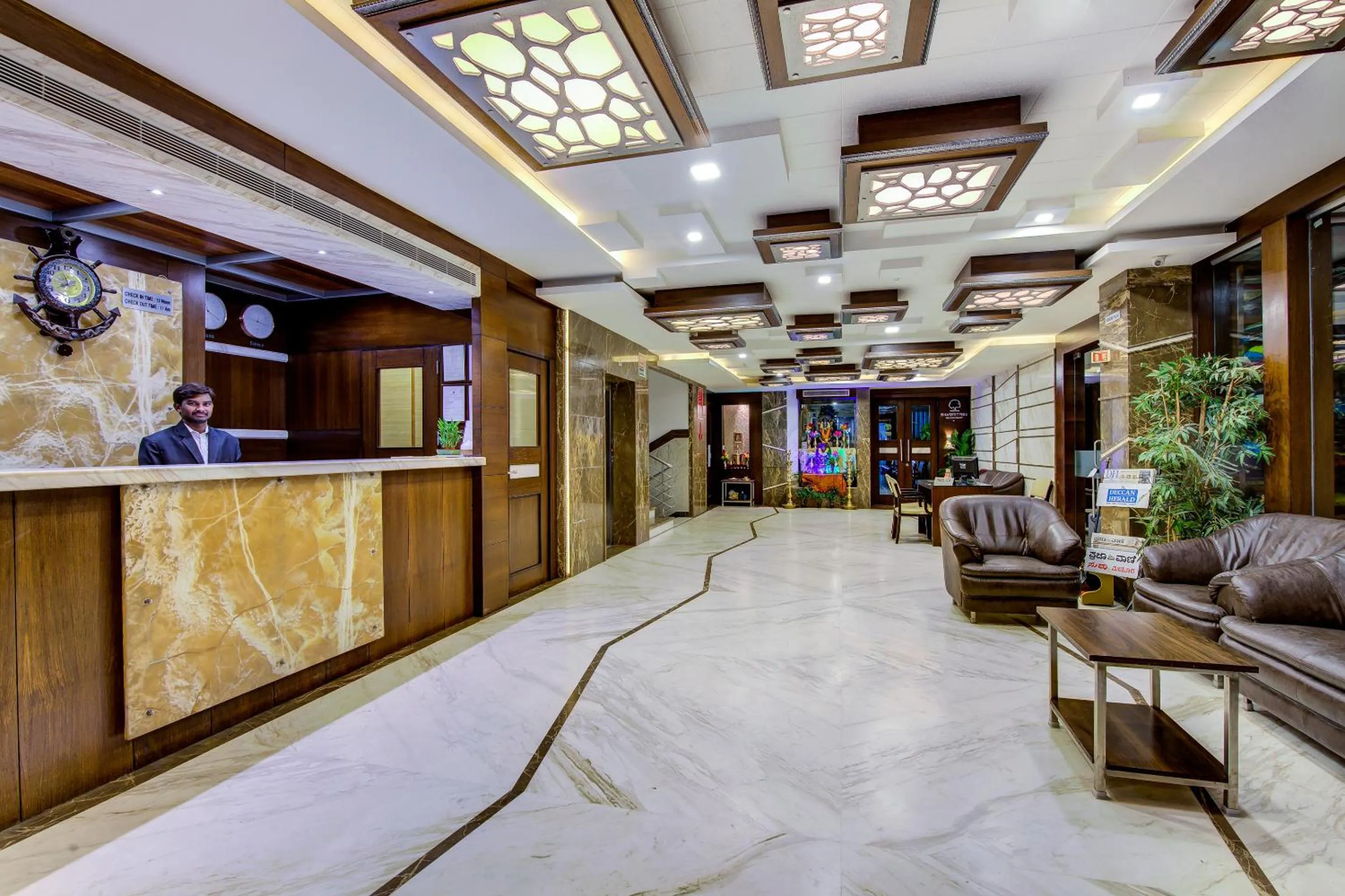 Lobby or reception in MySpace Hotels Silverstar