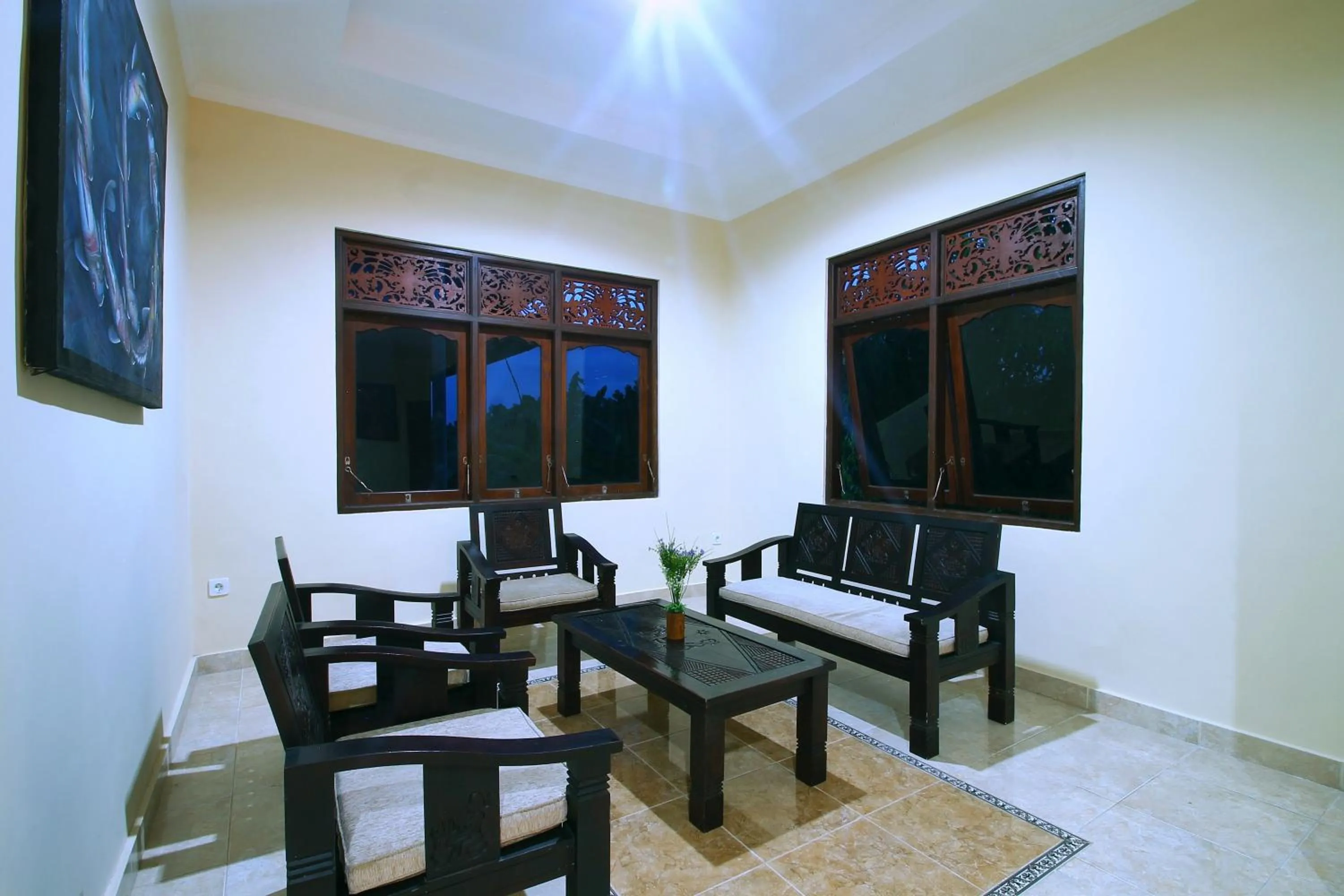 Living room in Pondok Muwa Guest House