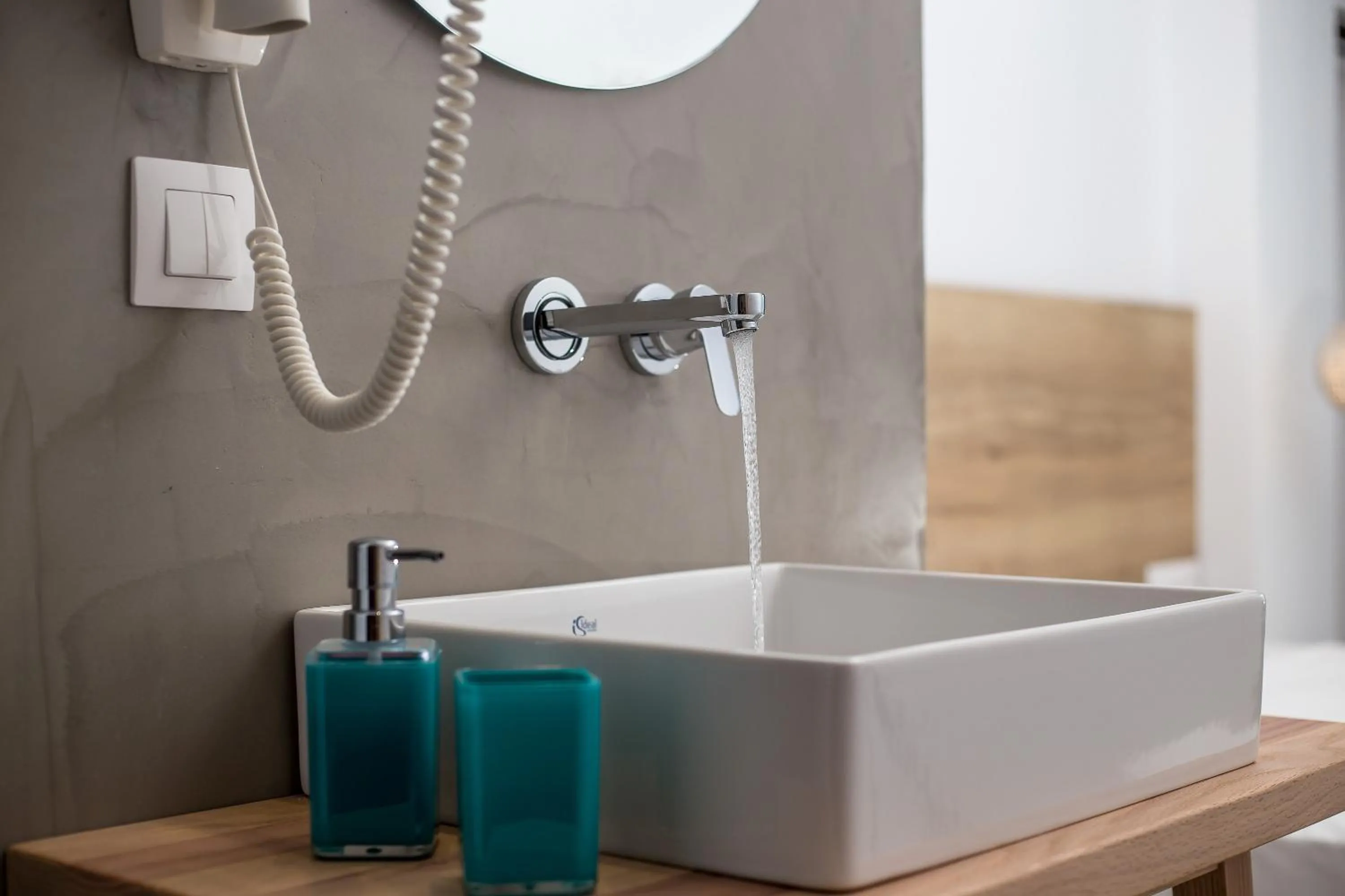 Bathroom in Moscha Hotel