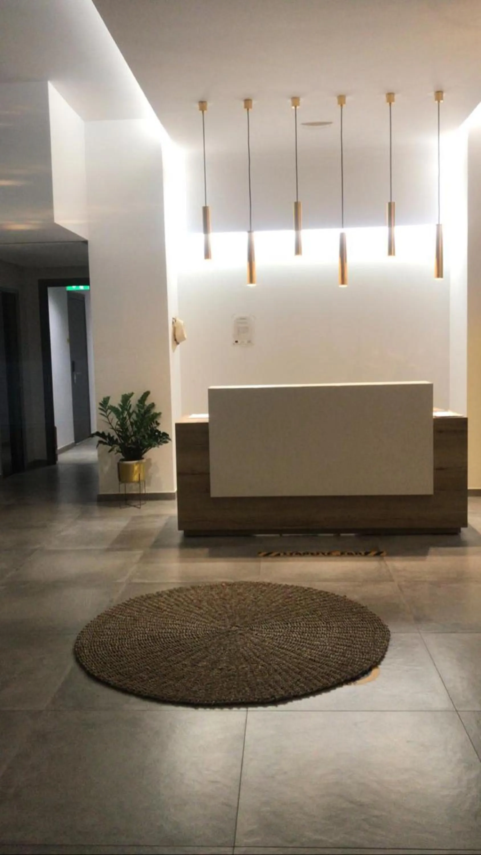 Lobby or reception in Moscha Hotel