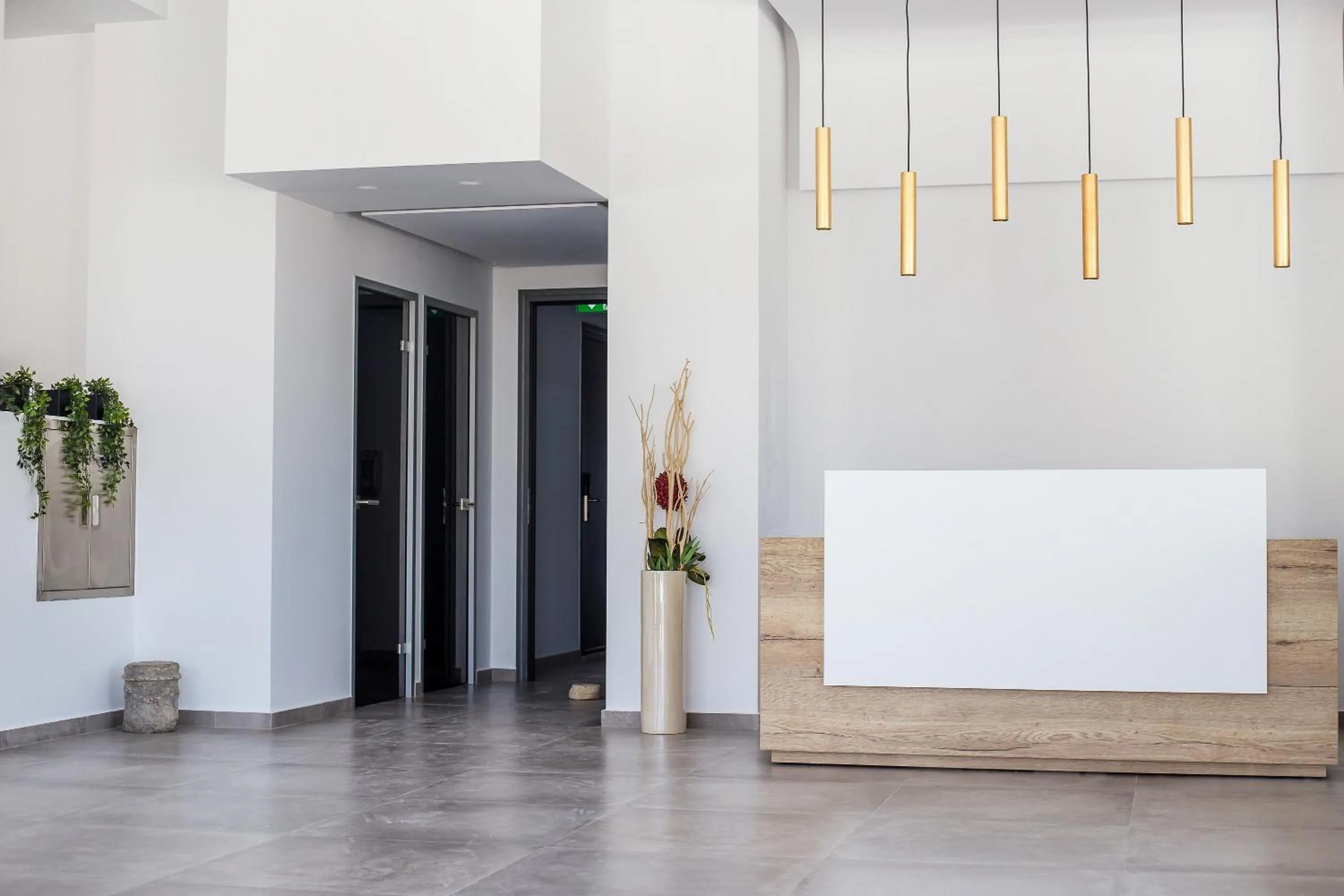 Lobby or reception in Moscha Hotel