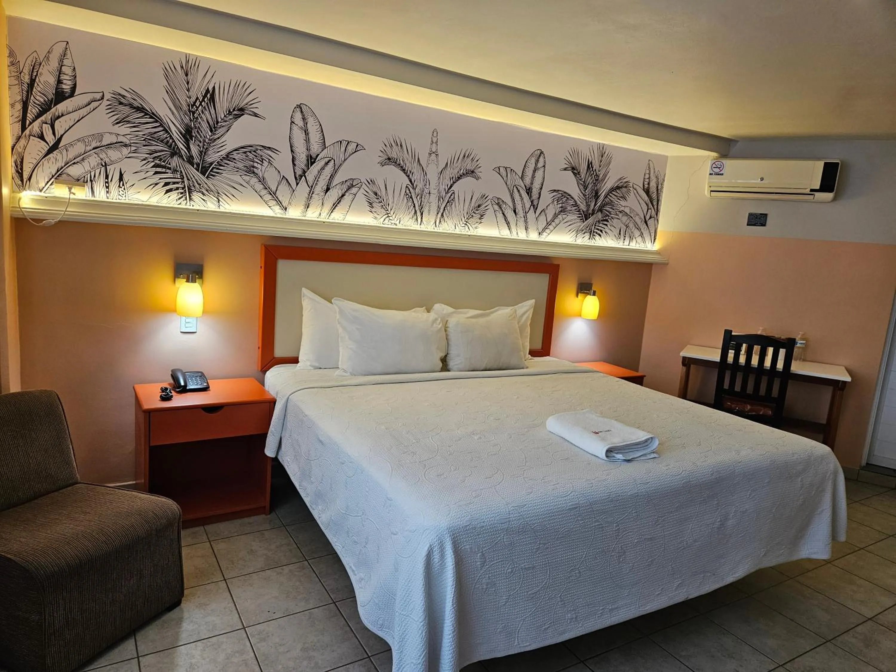 Bed in Hotel Florencia Poza Rica