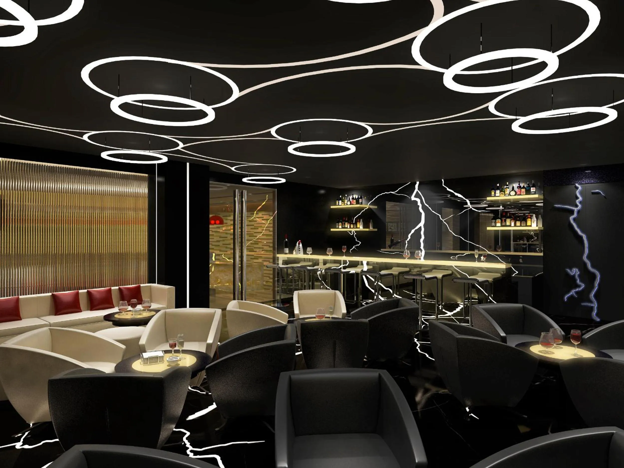 Lounge or bar in Country Inn & Suites By Radisson, Bengaluru Hebbal Road