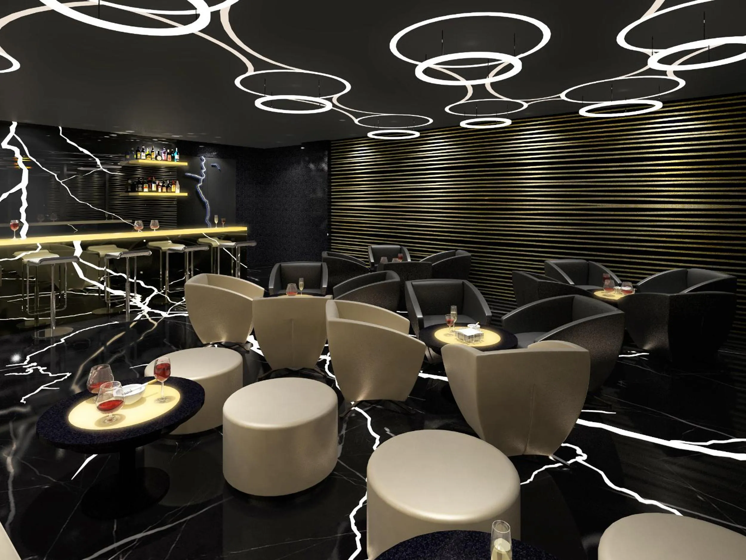 Lounge or bar in Country Inn & Suites By Radisson, Bengaluru Hebbal Road