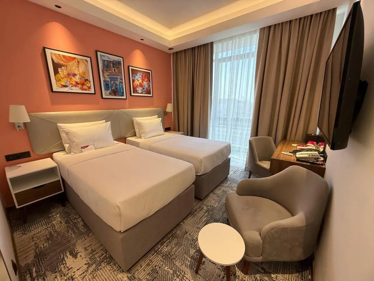 Bedroom, Bed in Ramada Encore by Wyndham Bukhara