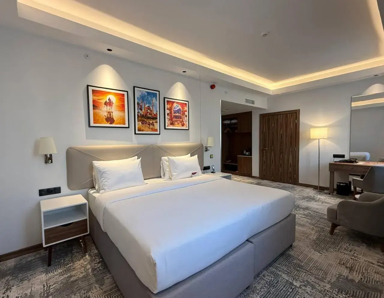 King Room with Mobility Access and Bathtub with Grab Bars, Non-Smoking in Ramada Encore by Wyndham Bukhara King Room with Mobility Access and Bathtub with Grab Bars, Non-Smoking in Ramada Encore by Wyndham Bukhara