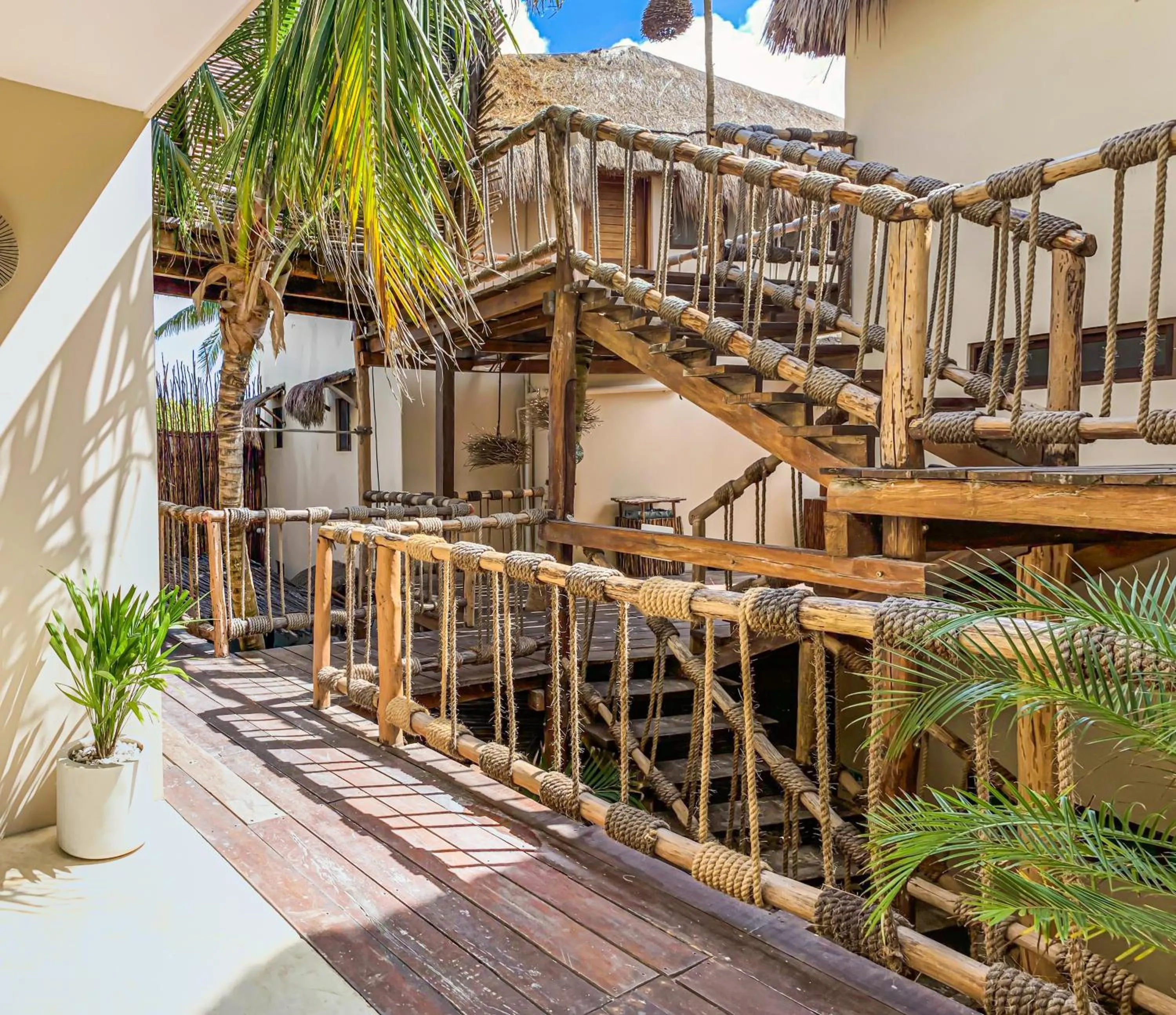 Property building in Dune Boutique Hotel located at the party zone