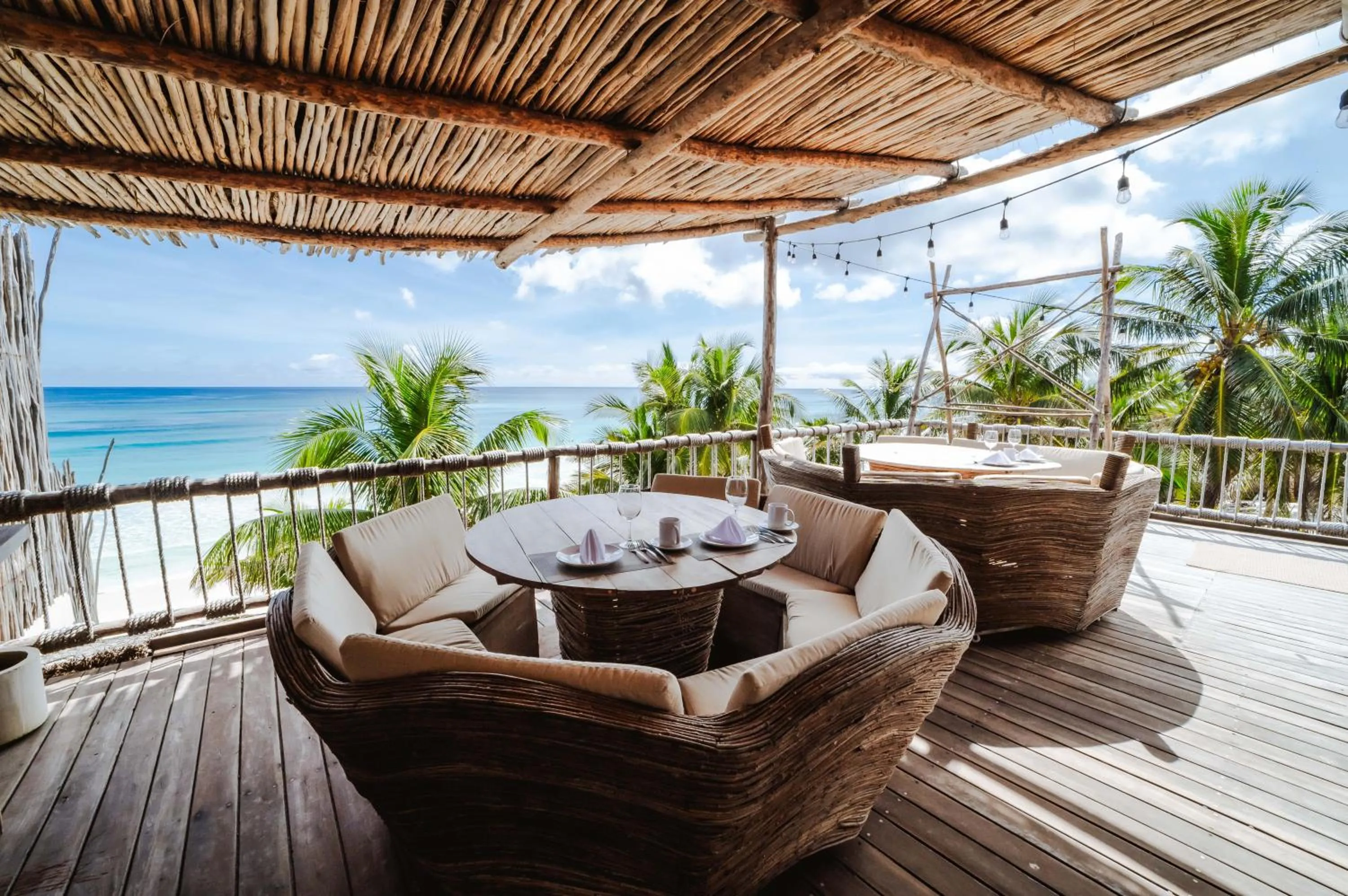 Balcony/Terrace in Dune Boutique Hotel located at the party zone