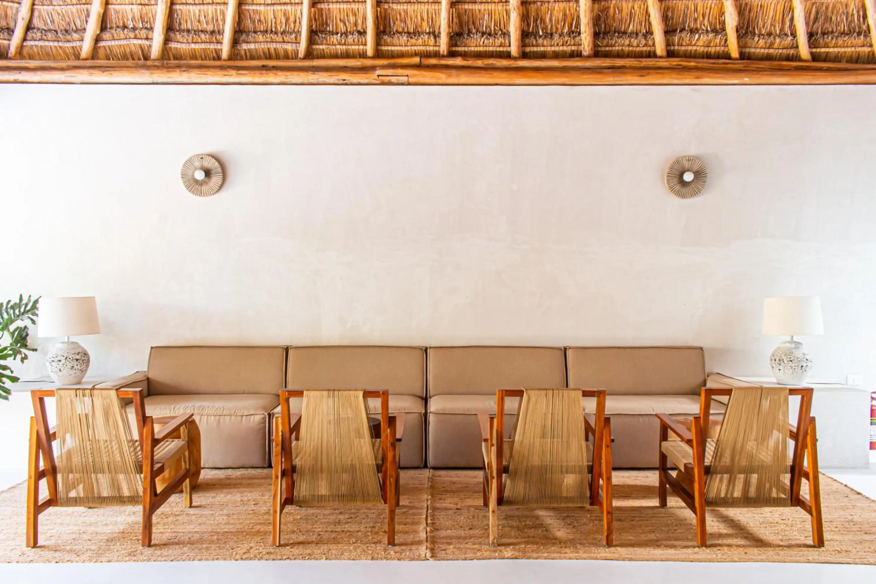 Living room in Dune Boutique Hotel located at the party zone