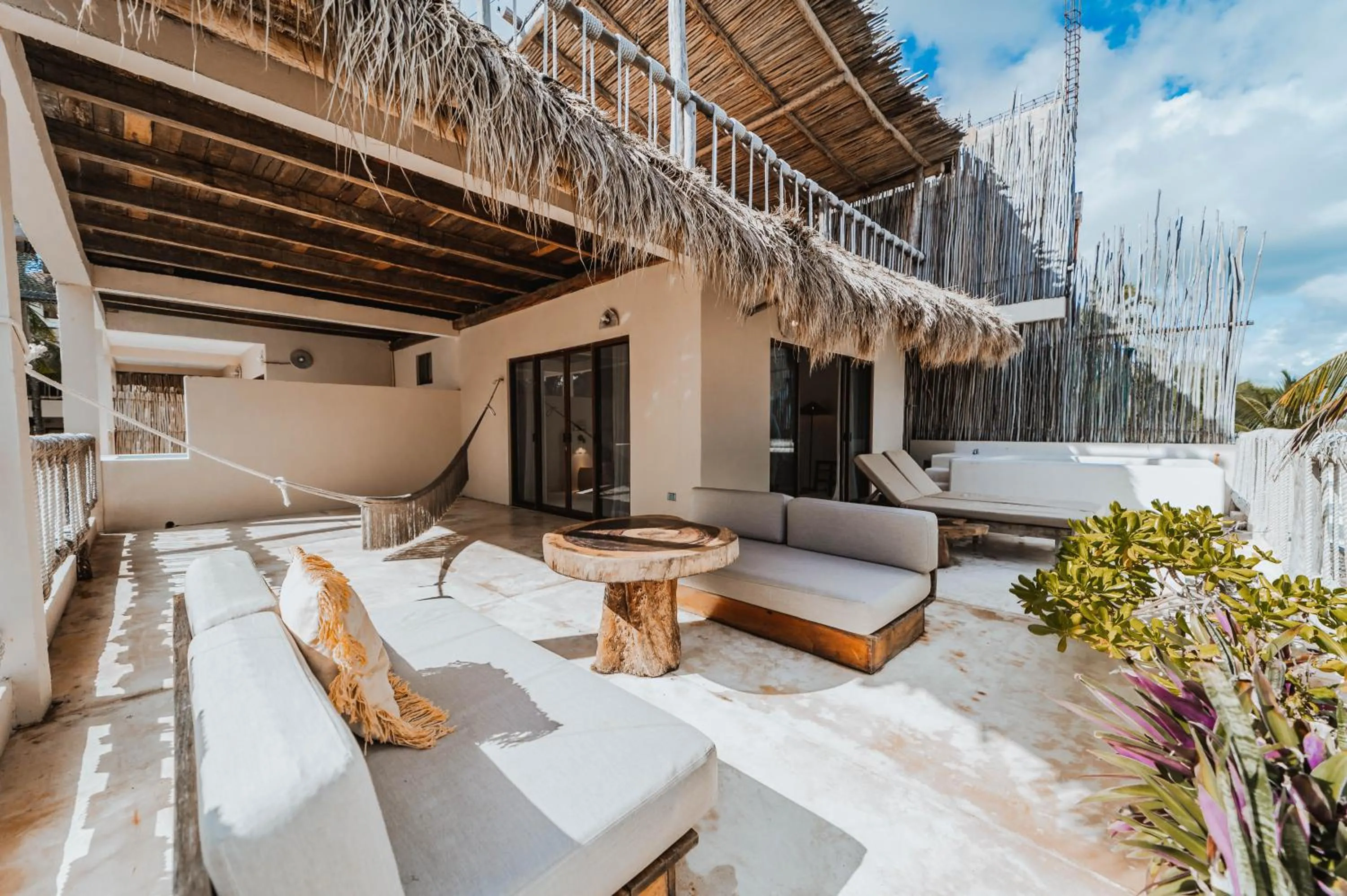 Balcony/Terrace in Dune Boutique Hotel located at the party zone