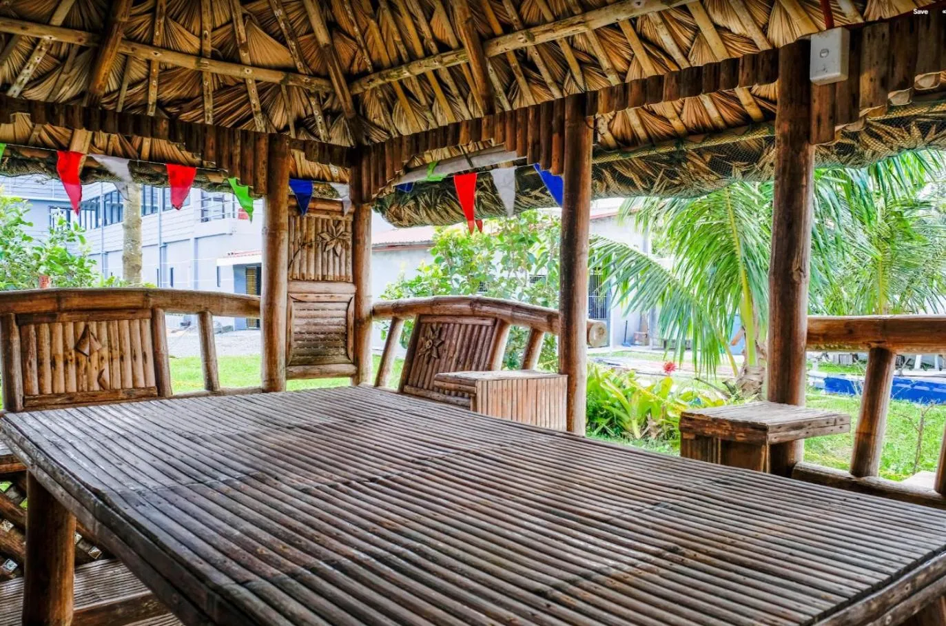 Garden view in Hotel Aroha